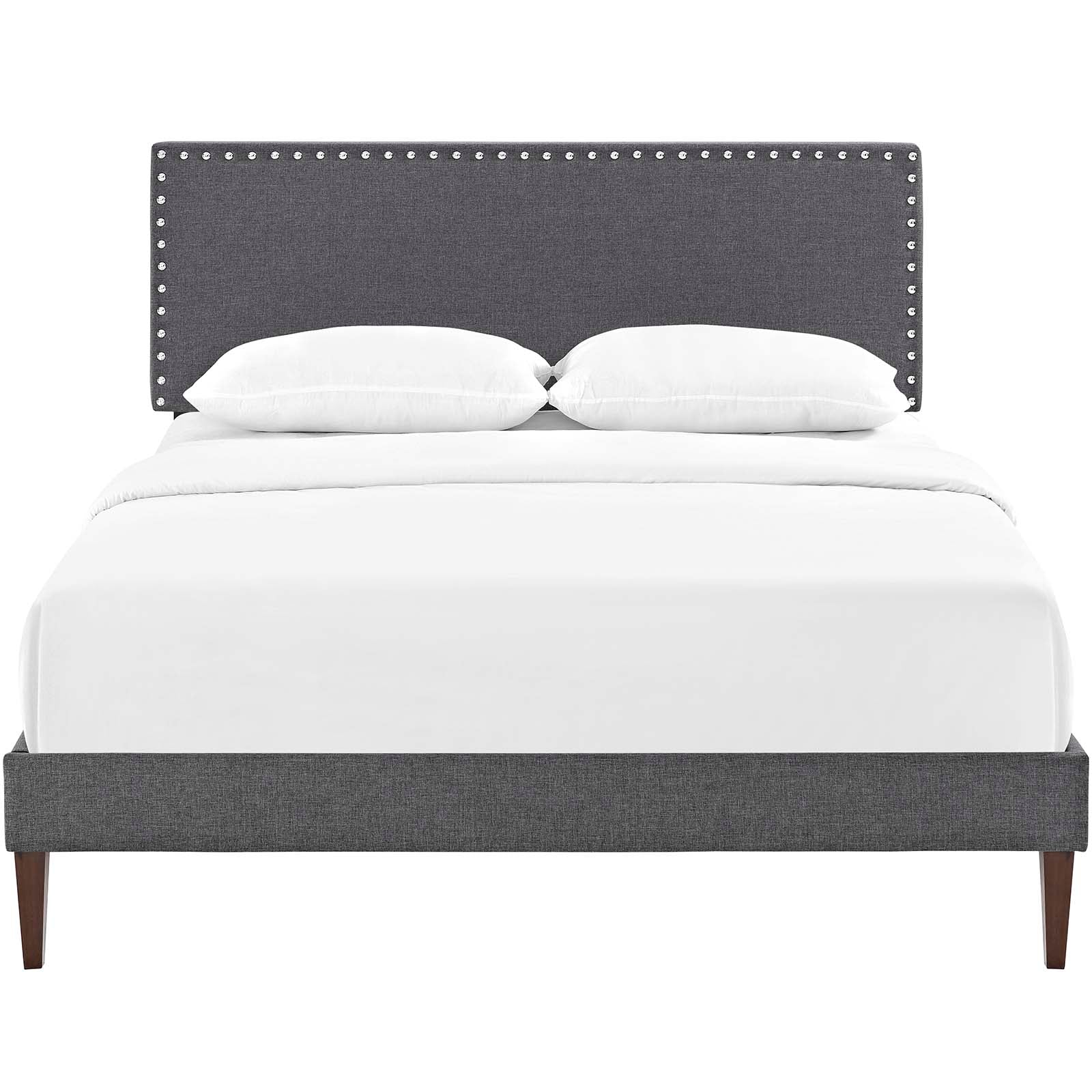 Macie Full Fabric Platform Bed with Squared Tapered Legs By Modway - MOD-5969 - Image 5