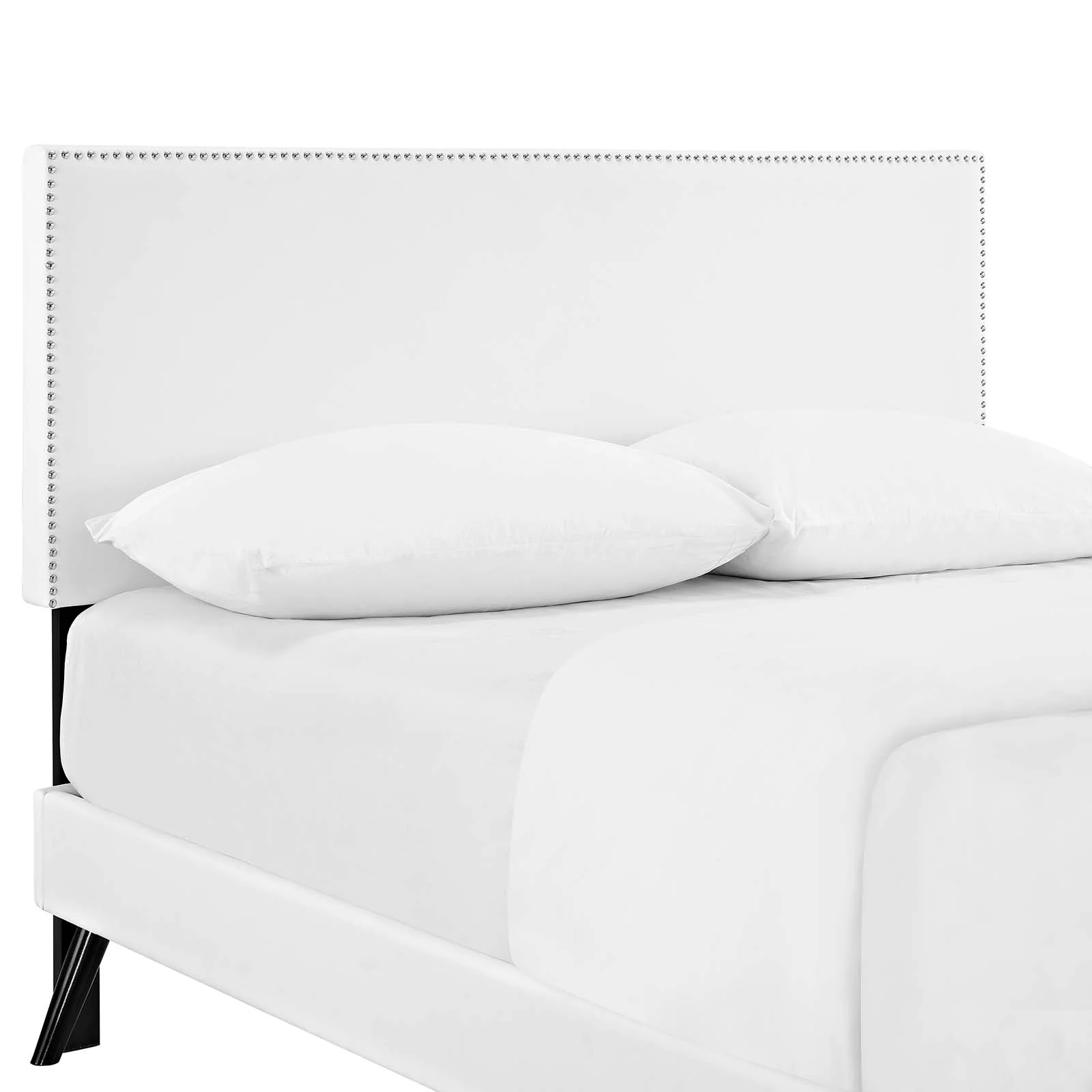 Macie Full Vinyl Platform Bed with Round Splayed Legs By Modway - MOD-5960 - Image 6