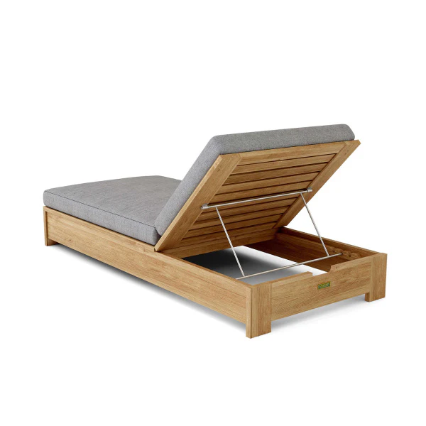 Madera Sun Lounger By Anderson Teak - Image 3