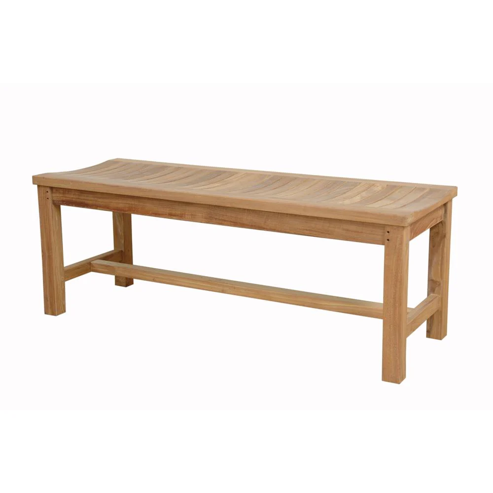 Madison 48" Backless Bench By Anderson Teak - Image 2