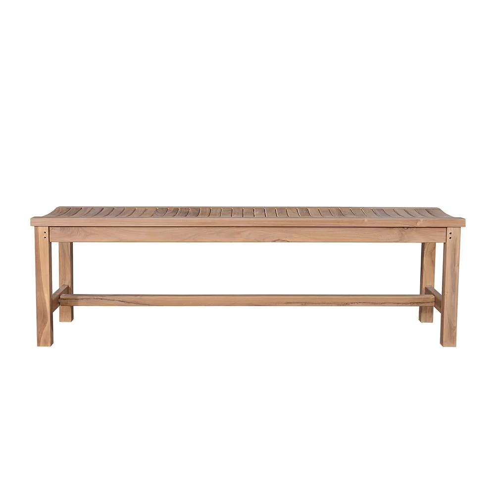 Madison 59" Backless Bench By Anderson Teak - Image 2