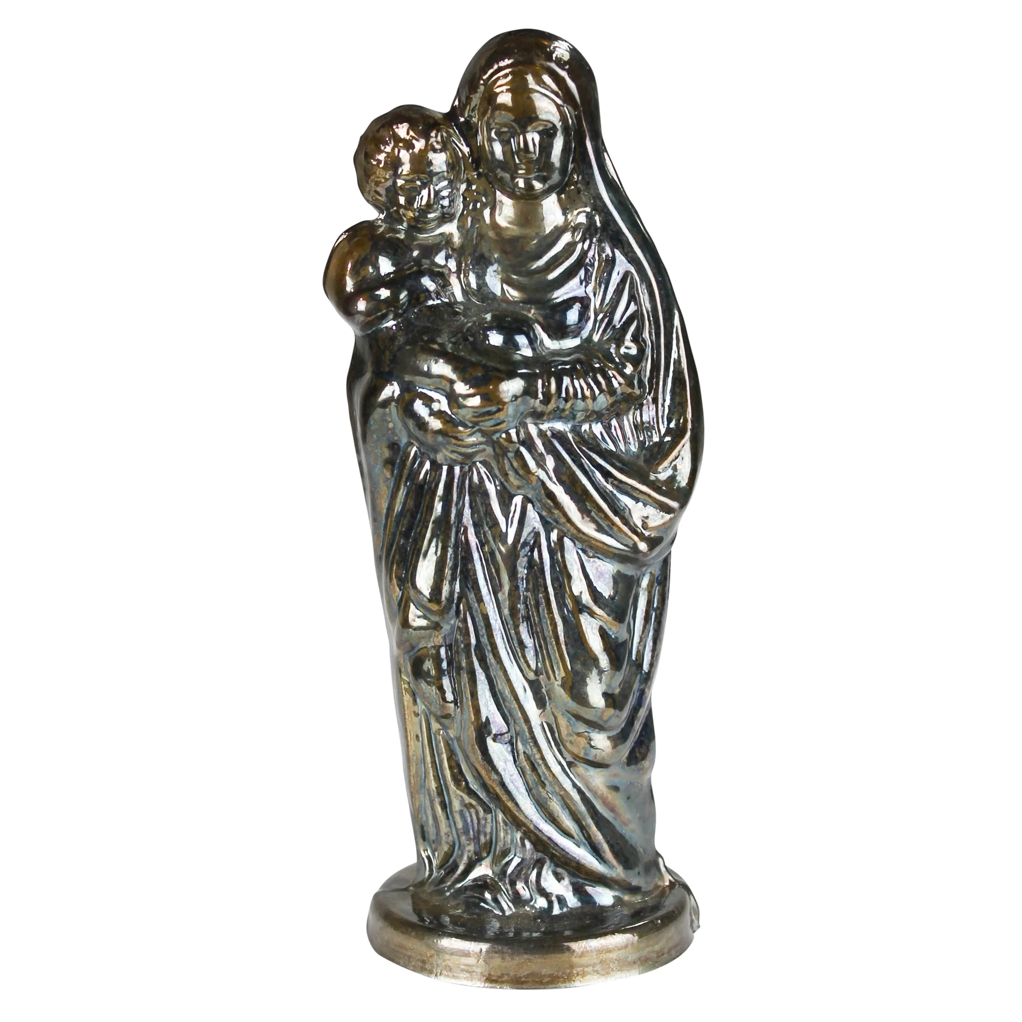 Madonna & Child, Glass Set Of 2 By HomArt - Image 2
