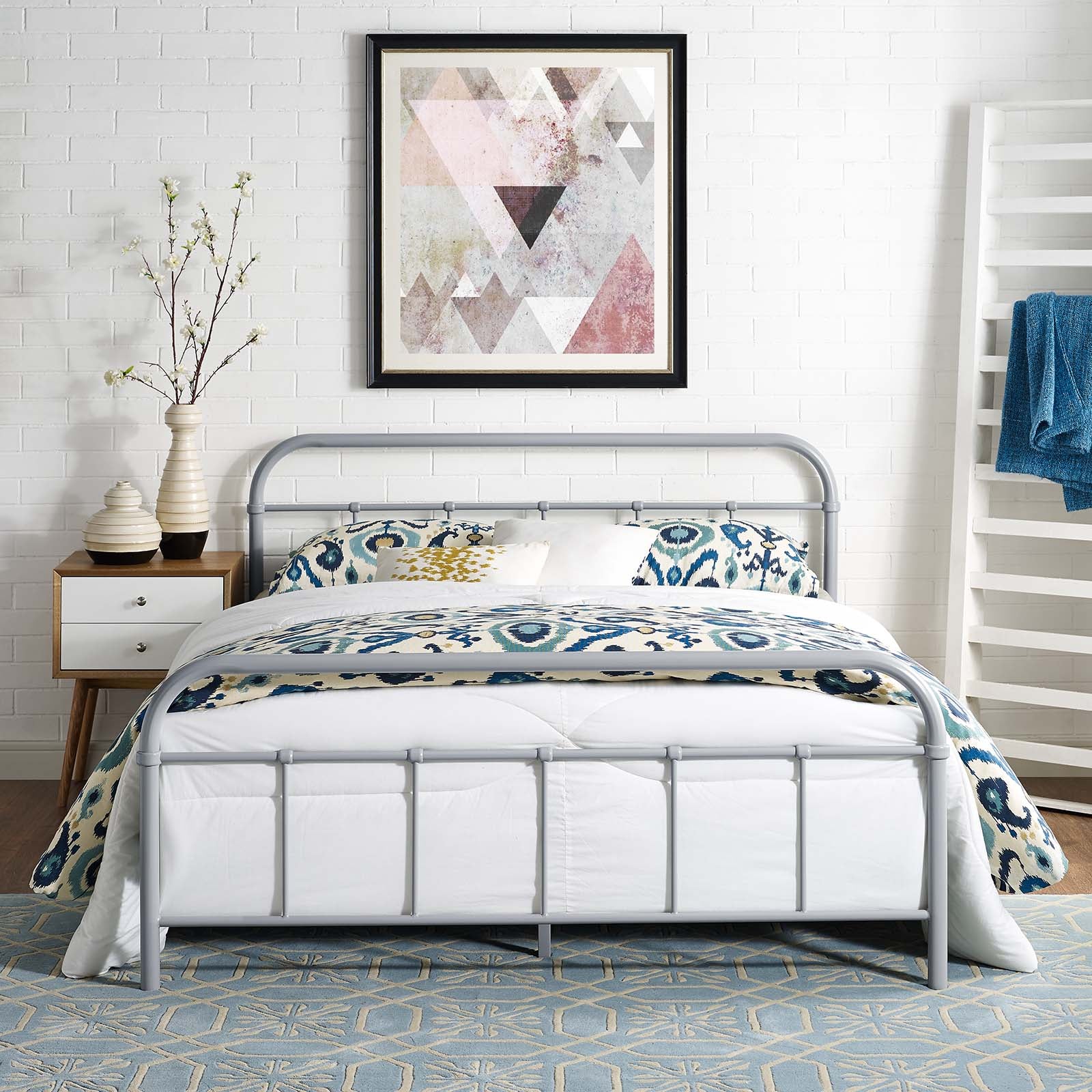 Maisie Full Stainless Steel Bed Frame By Modway - MOD-5532 - Image 8
