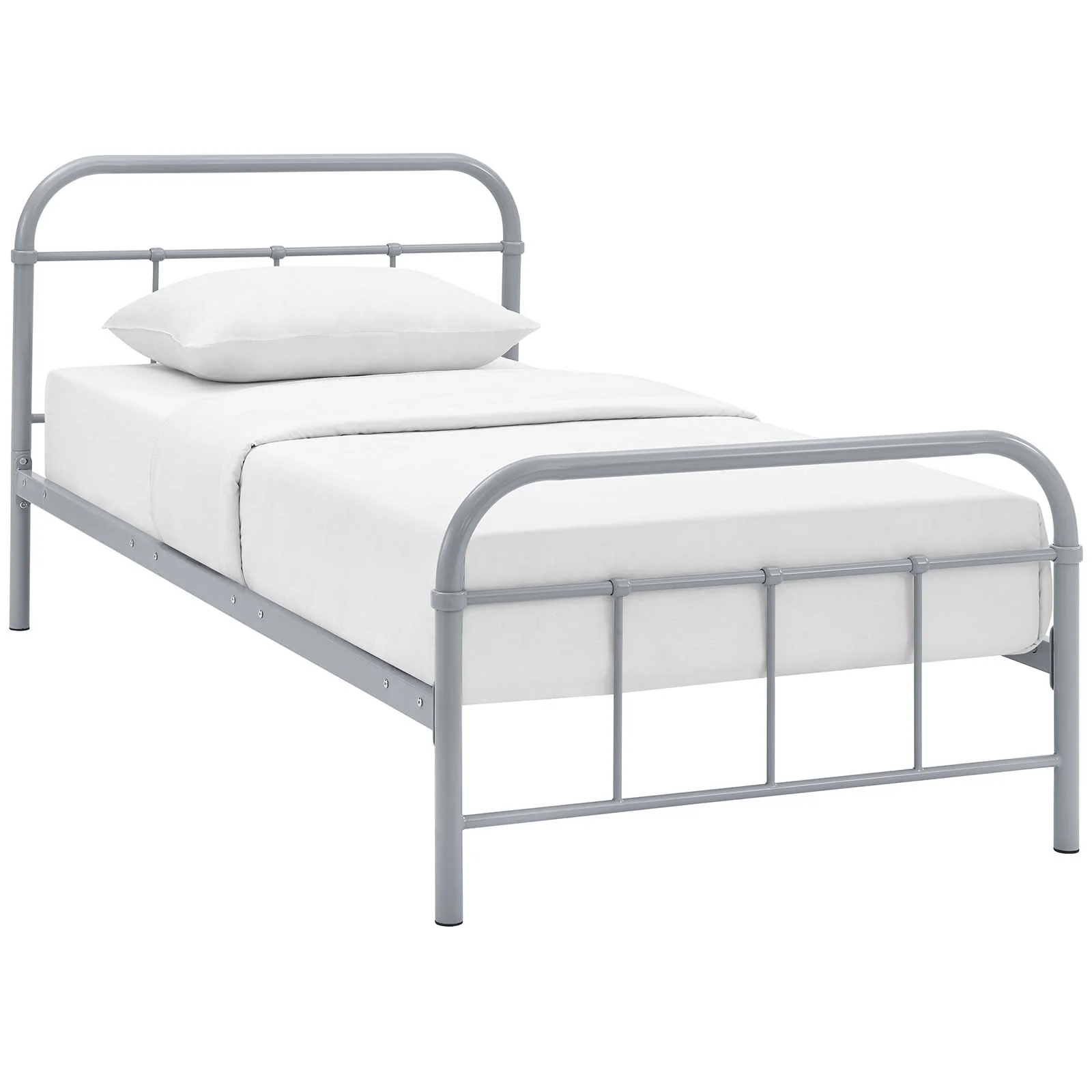 Maisie Twin Stainless Steel Bed Frame By Modway - MOD-5531 - Image 3
