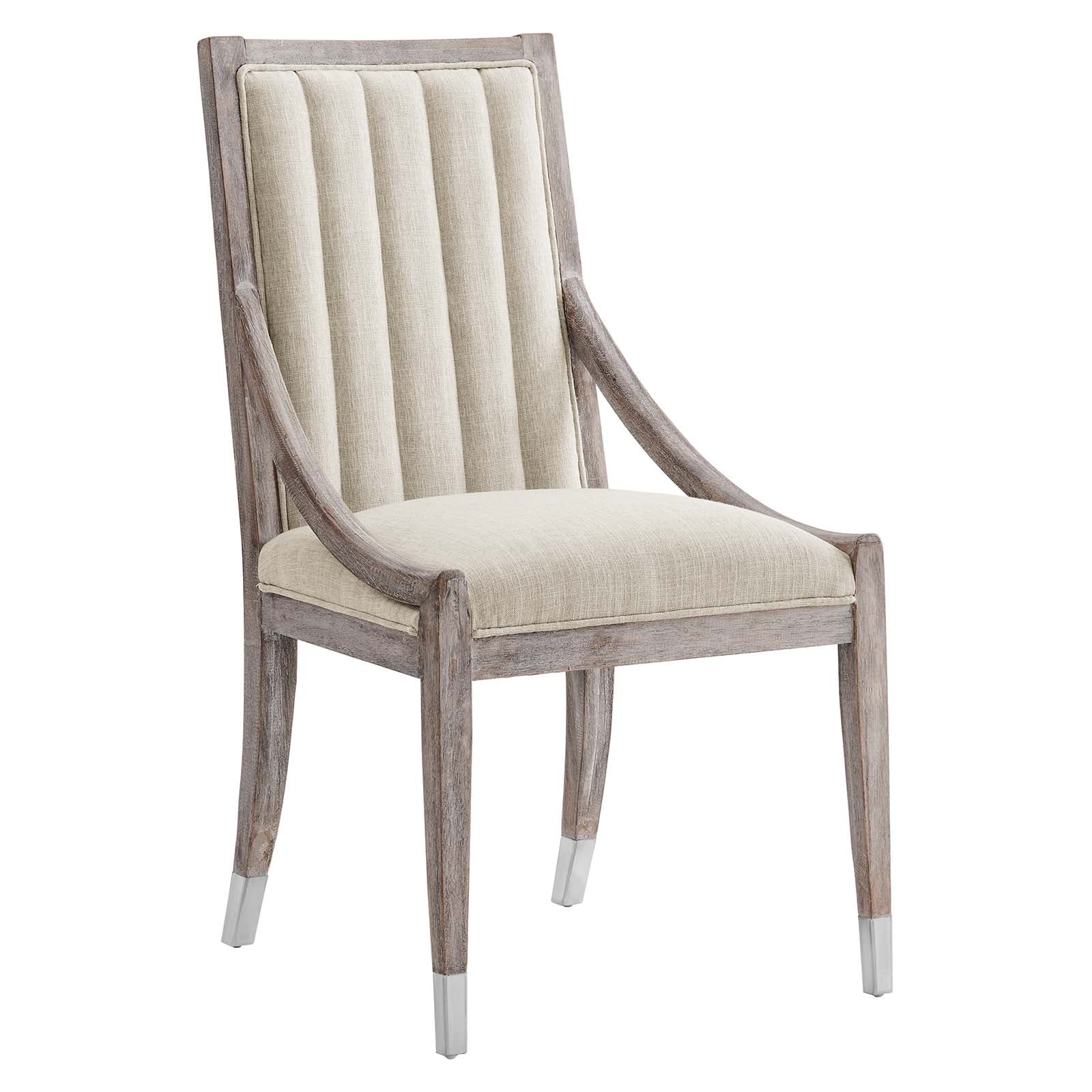 Maison French Vintage Tufted Fabric Dining Armchairs Set of 2 By Modway - EEI-6624 - Image 3