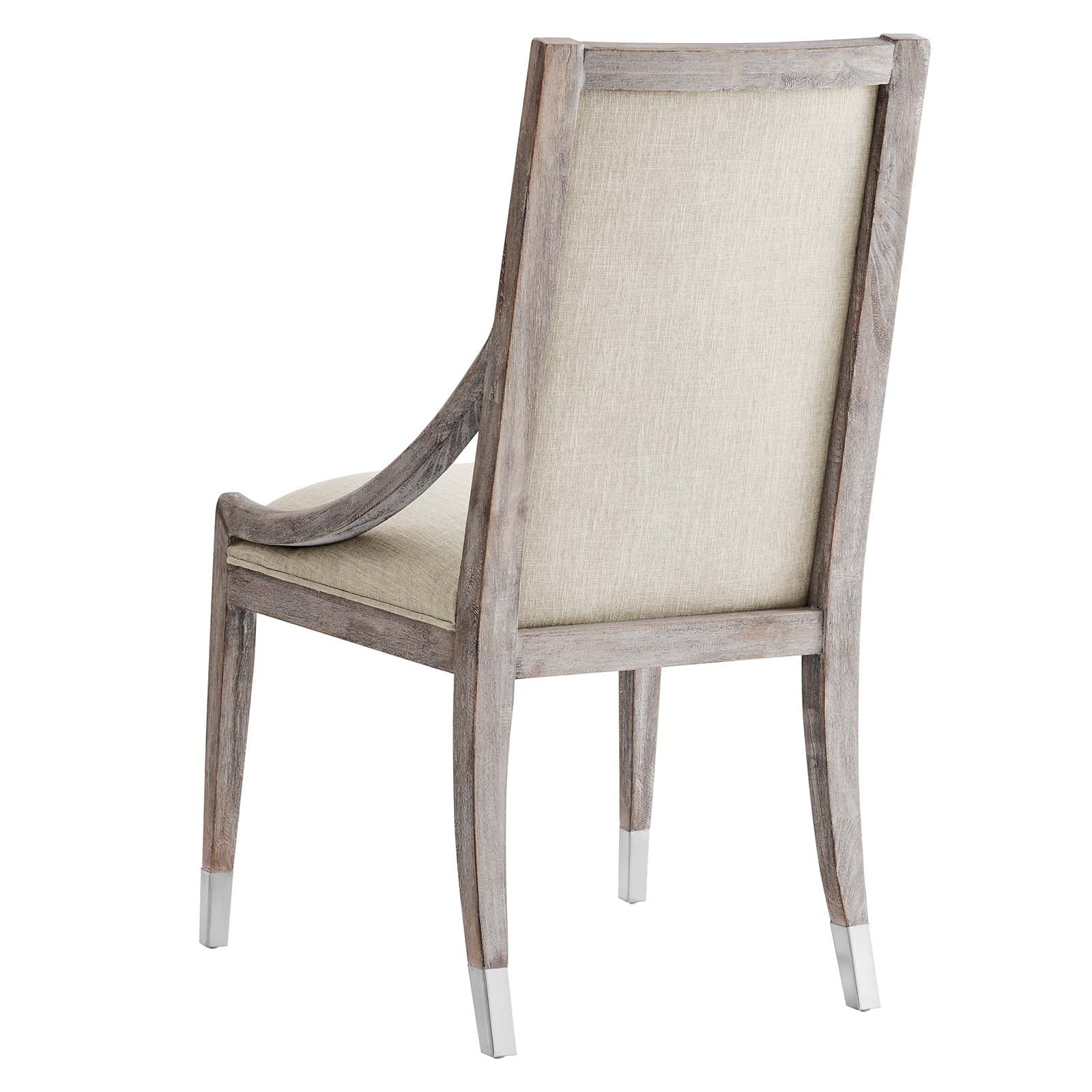 Maison French Vintage Tufted Fabric Dining Armchairs Set of 2 By Modway - EEI-6624 - Image 5