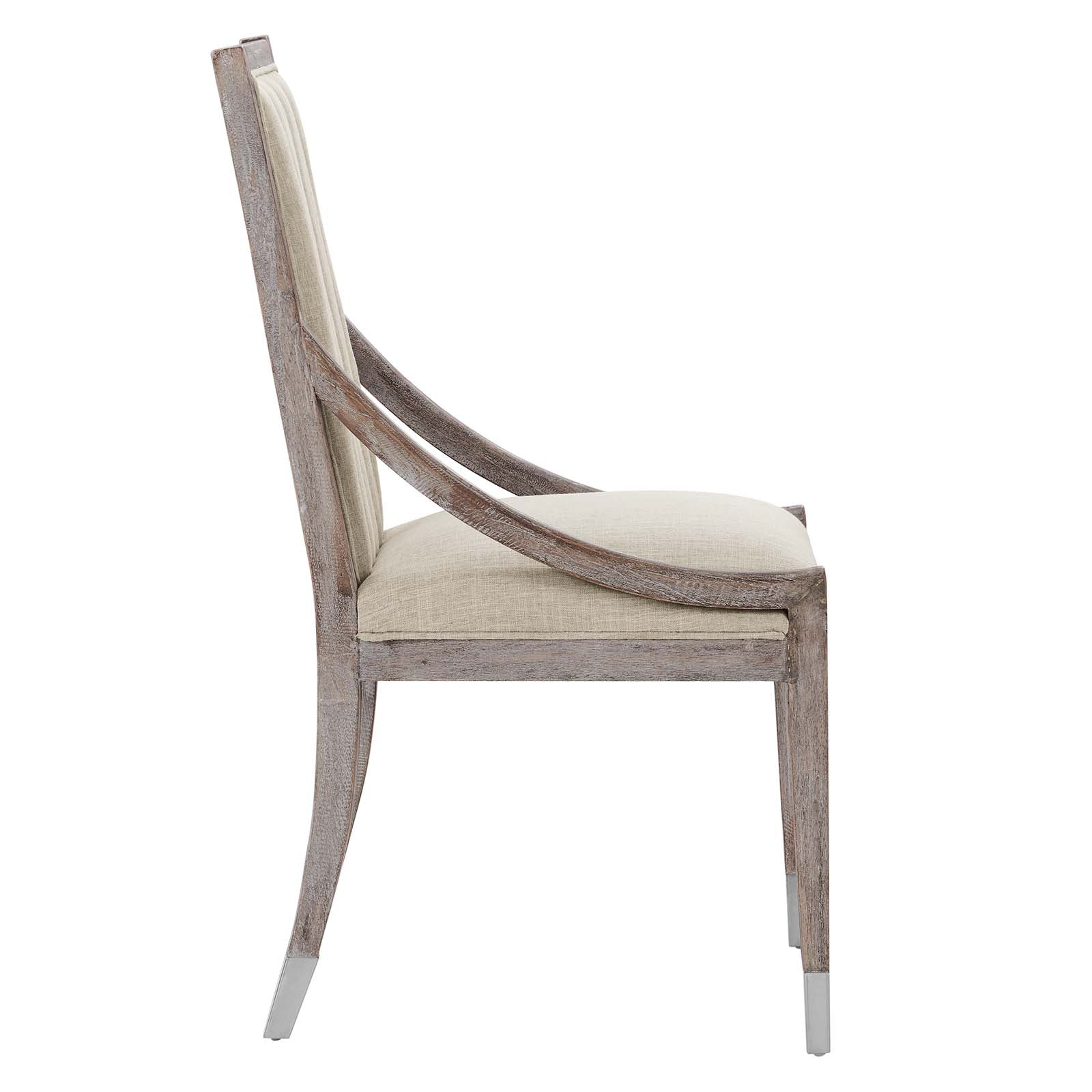 Maison French Vintage Tufted Fabric Dining Armchairs Set of 2 By Modway - EEI-6624 - Image 6