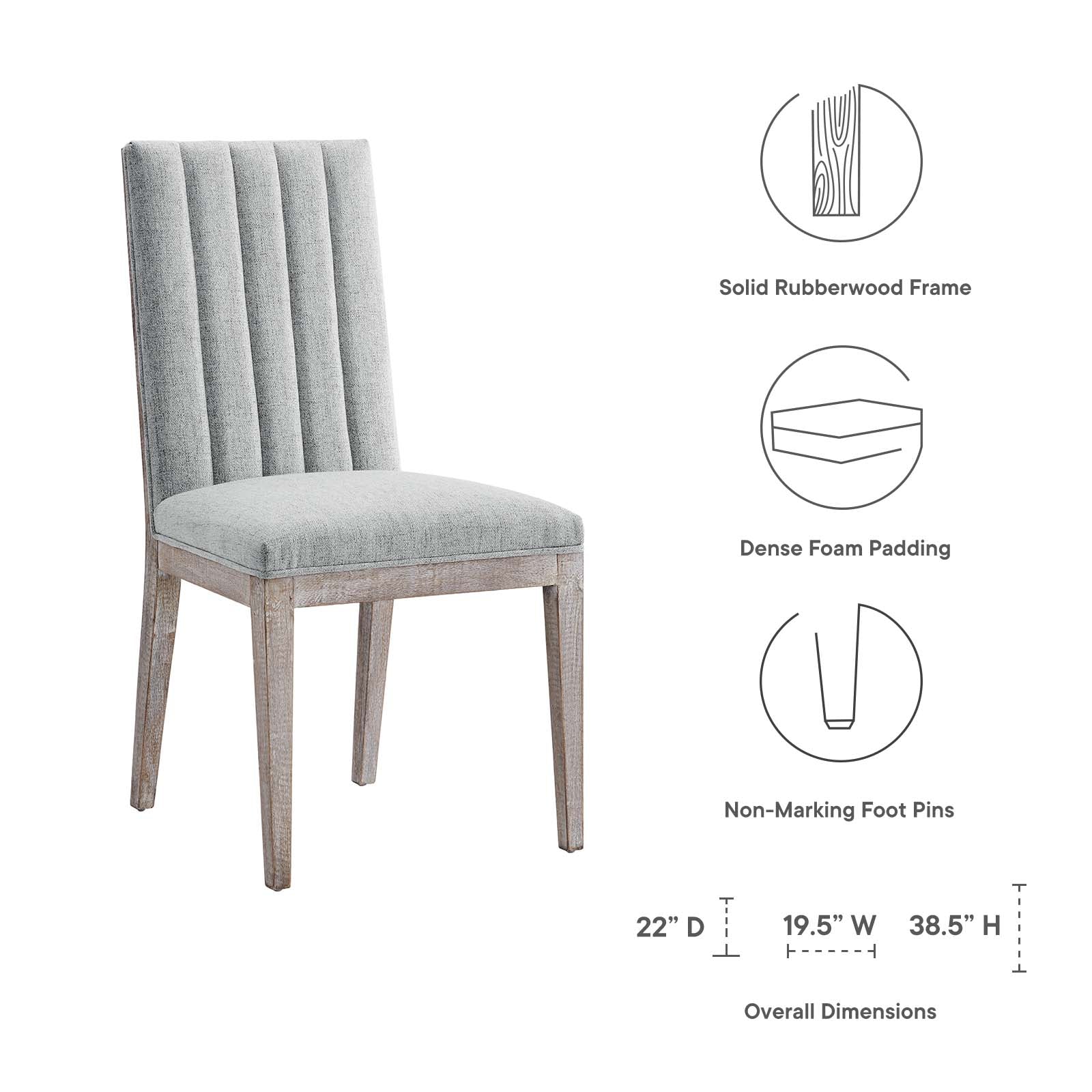 Maisonette French Vintage Tufted Fabric Dining Side Chairs Set of 2 By Modway - EEI-6623 - Image 14