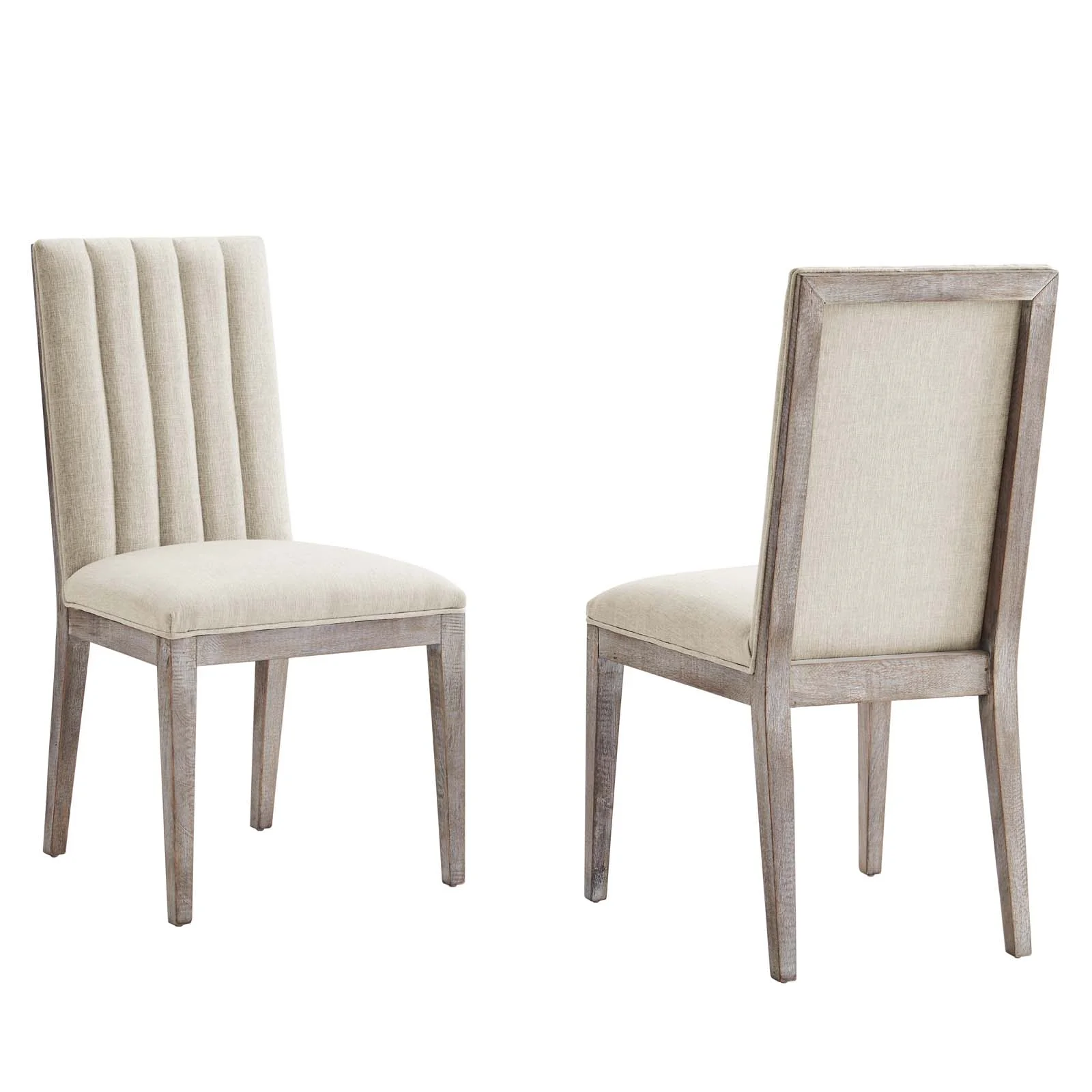 Maisonette French Vintage Tufted Fabric Dining Side Chairs Set of 2 By Modway - EEI-6623 - Image 2