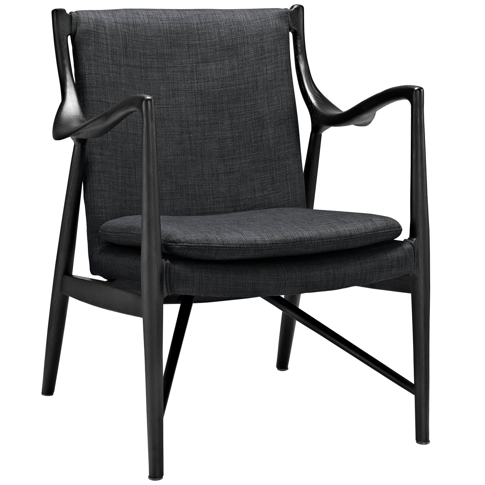 Makeshift Upholstered Fabric Lounge Chair By Modway - EEI-1440 - Image 2