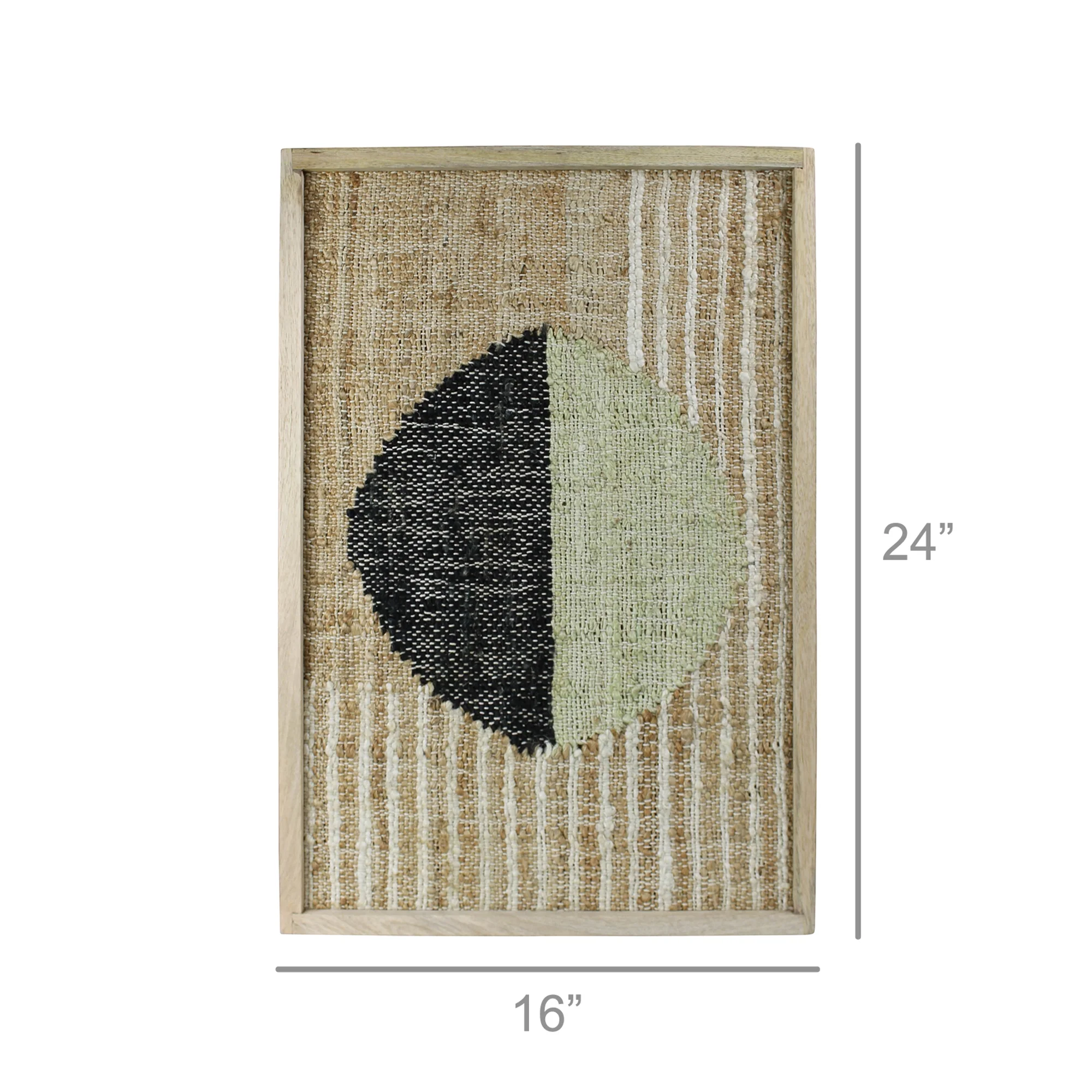 Mana Woven Wall Art, Bisected Circle By HomArt - Image 5