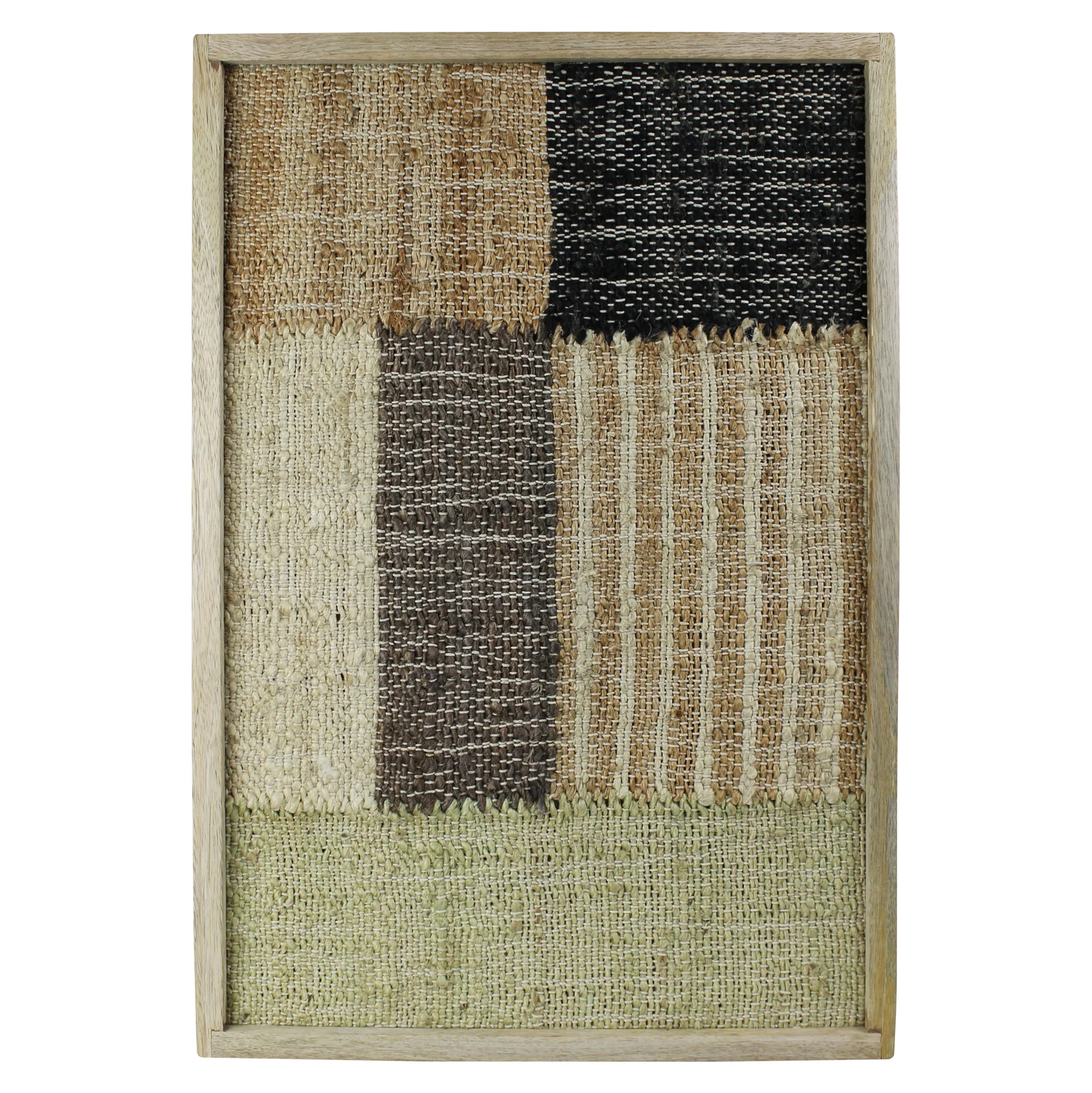 Mana Woven Wall Art, Color Blocks By HomArt - Image 2