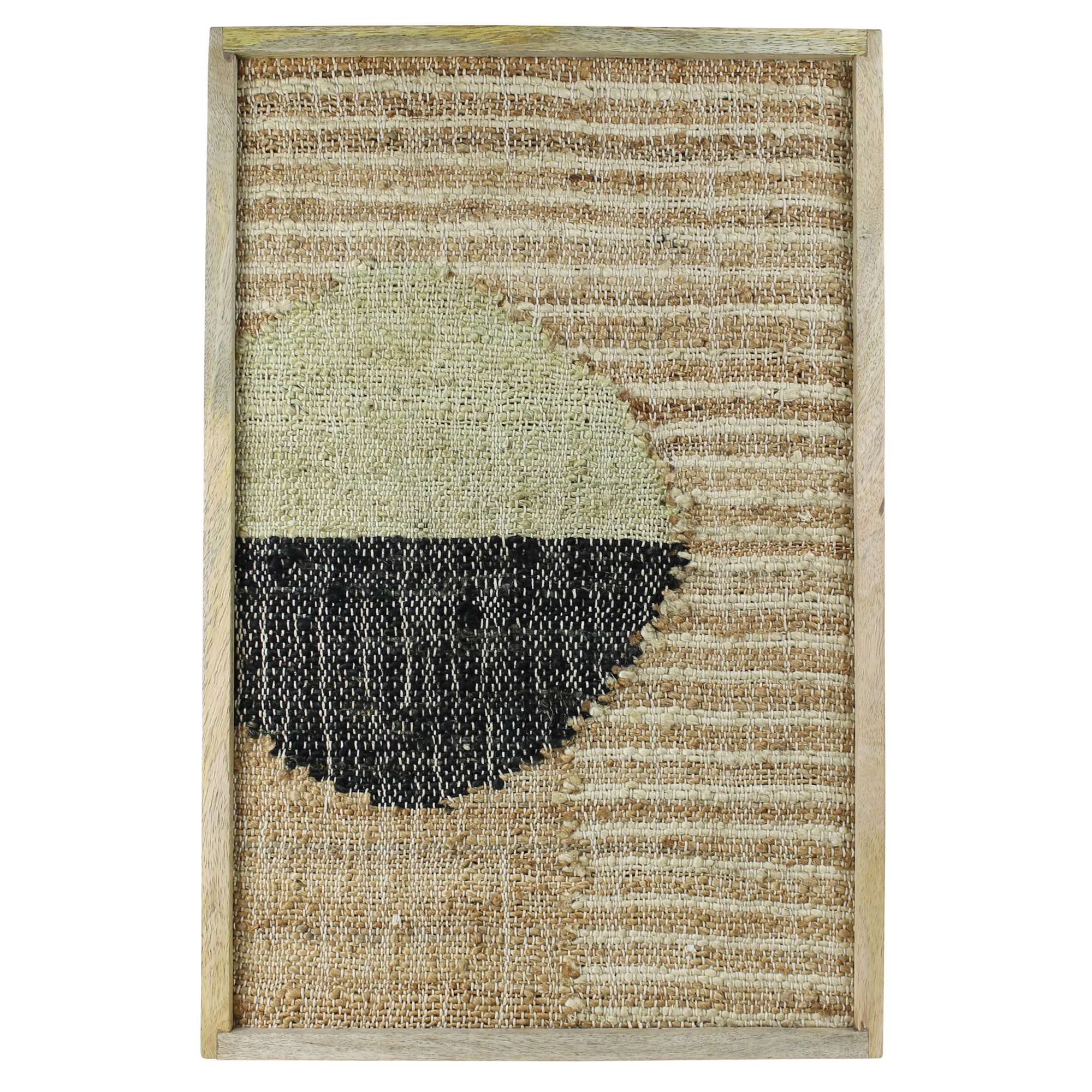 Mana Woven Wall Art, Off-center Circle By HomArt - Image 2