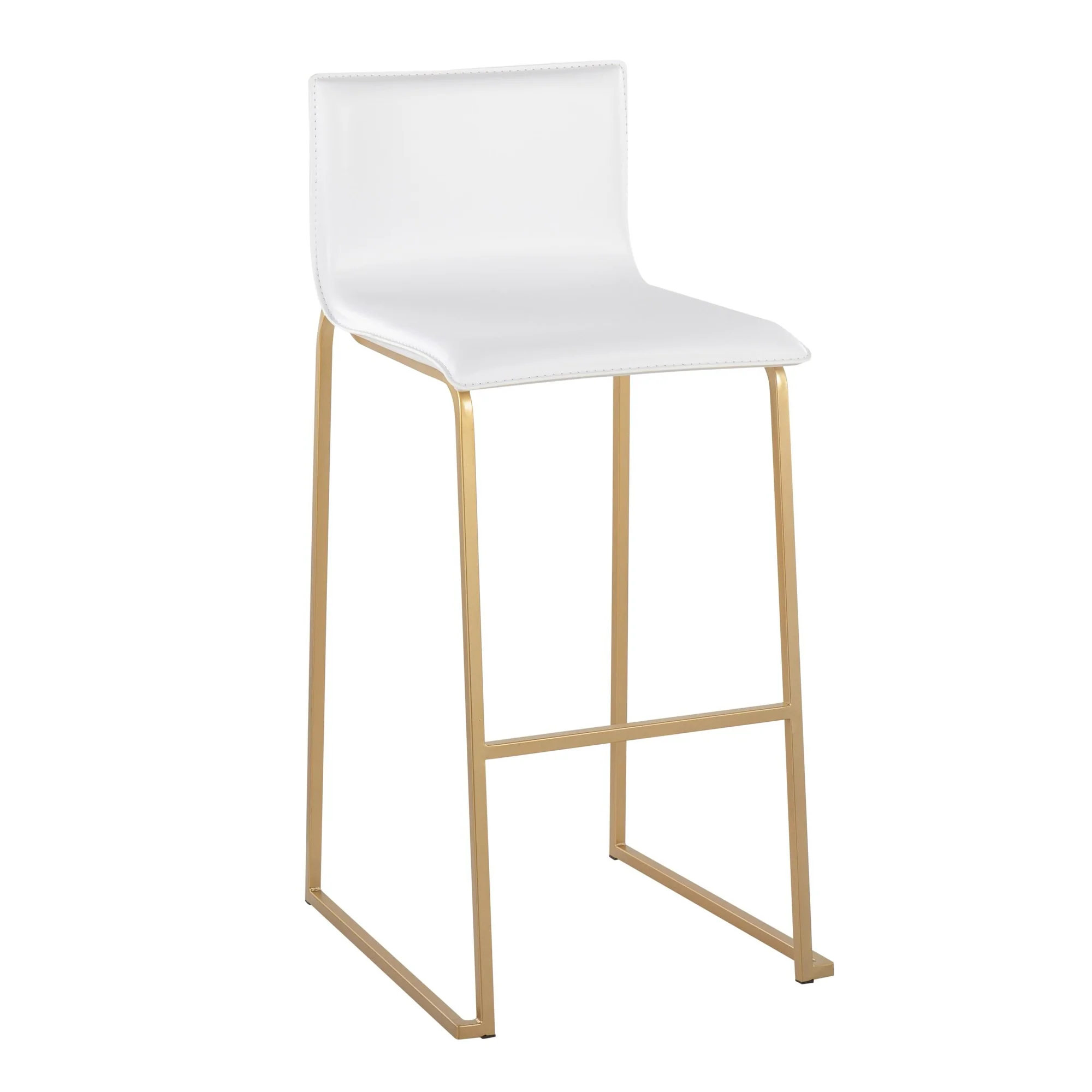 Mara Barstool - Set of 2                       Gold White By LumiSource - Image 2