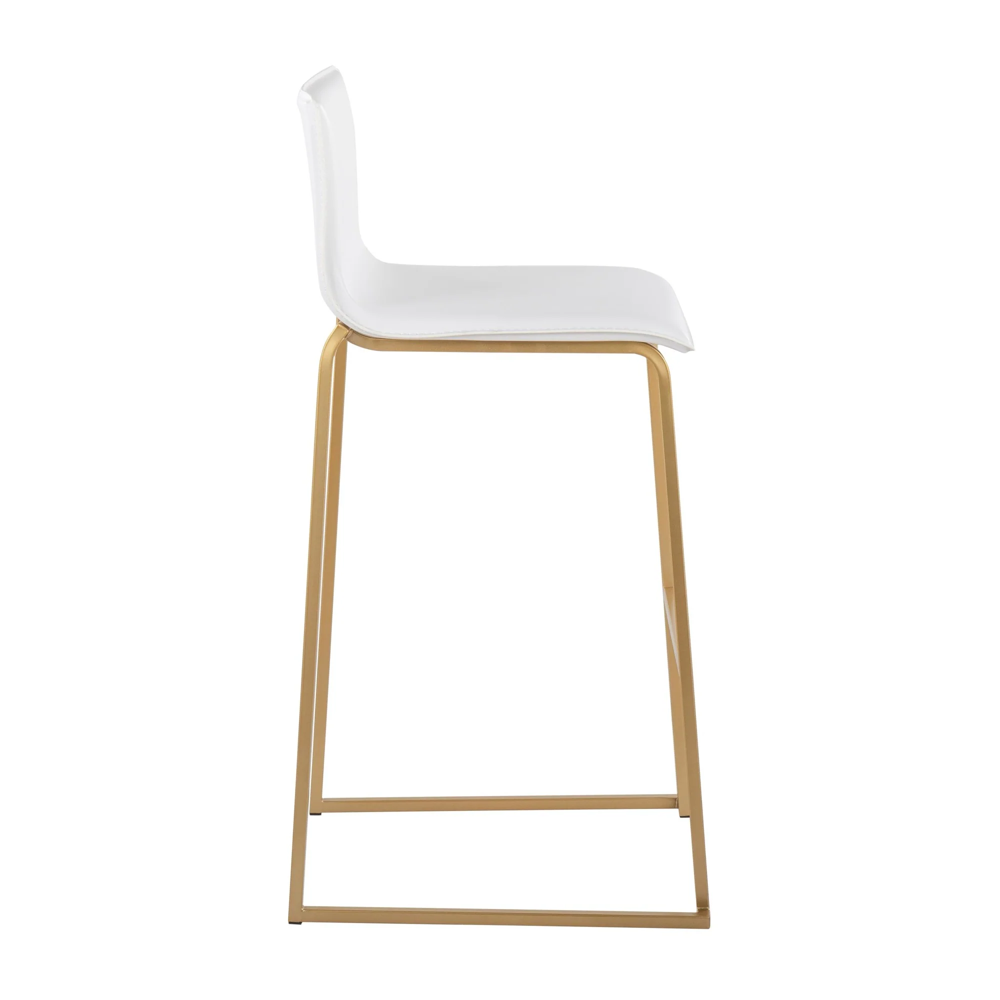 Mara Barstool - Set of 2                       Gold White By LumiSource - Image 3