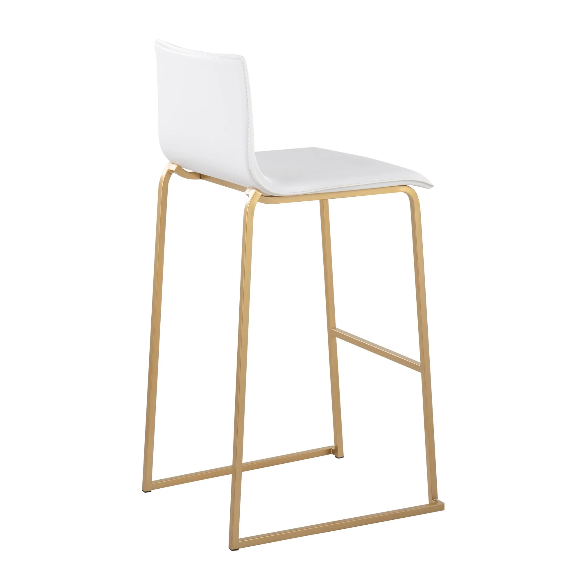 Mara Barstool - Set of 2                       Gold White By LumiSource - Image 4