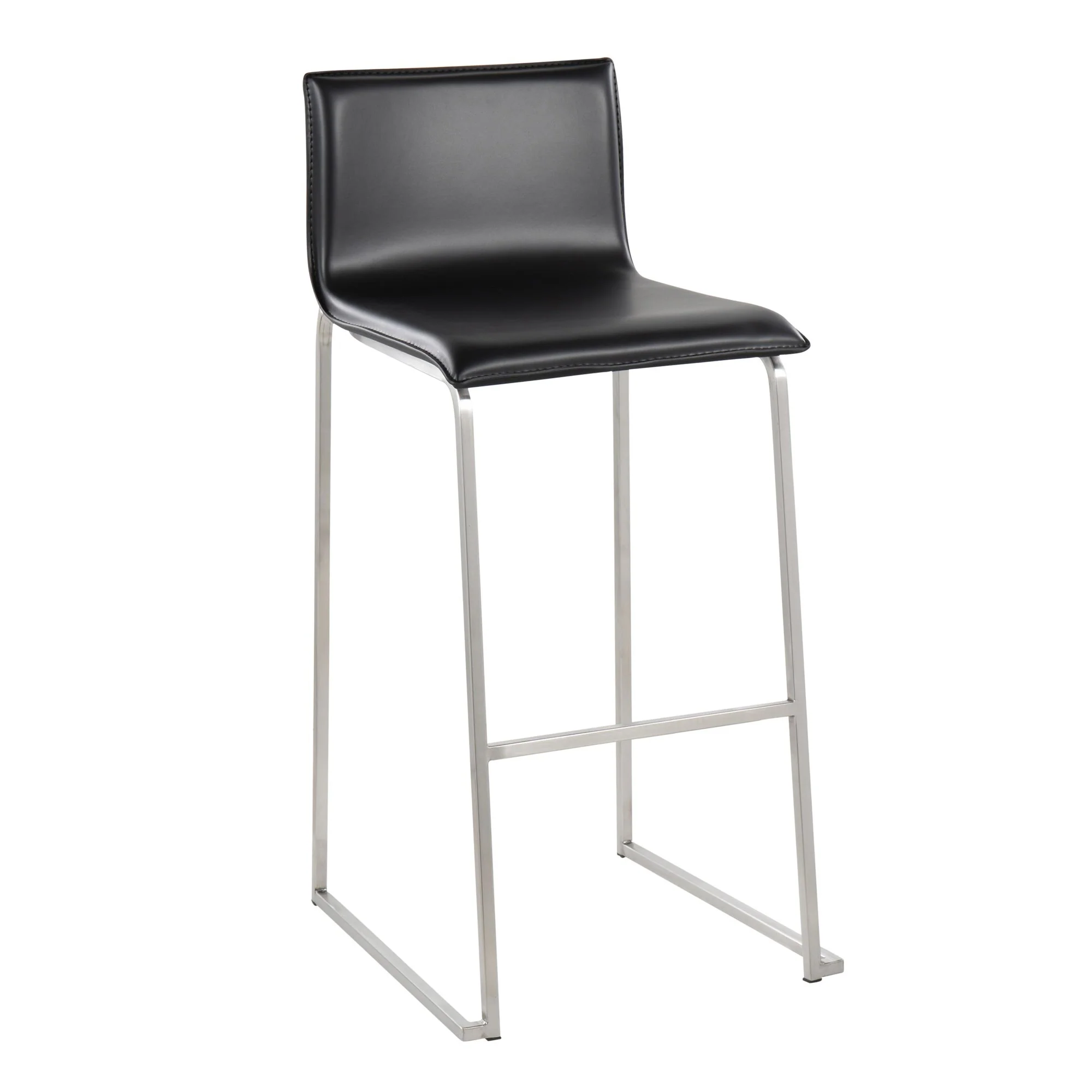 Mara Barstool - Set of 2            Black By LumiSource - B30-MARAUP SSBK2 - Image 5