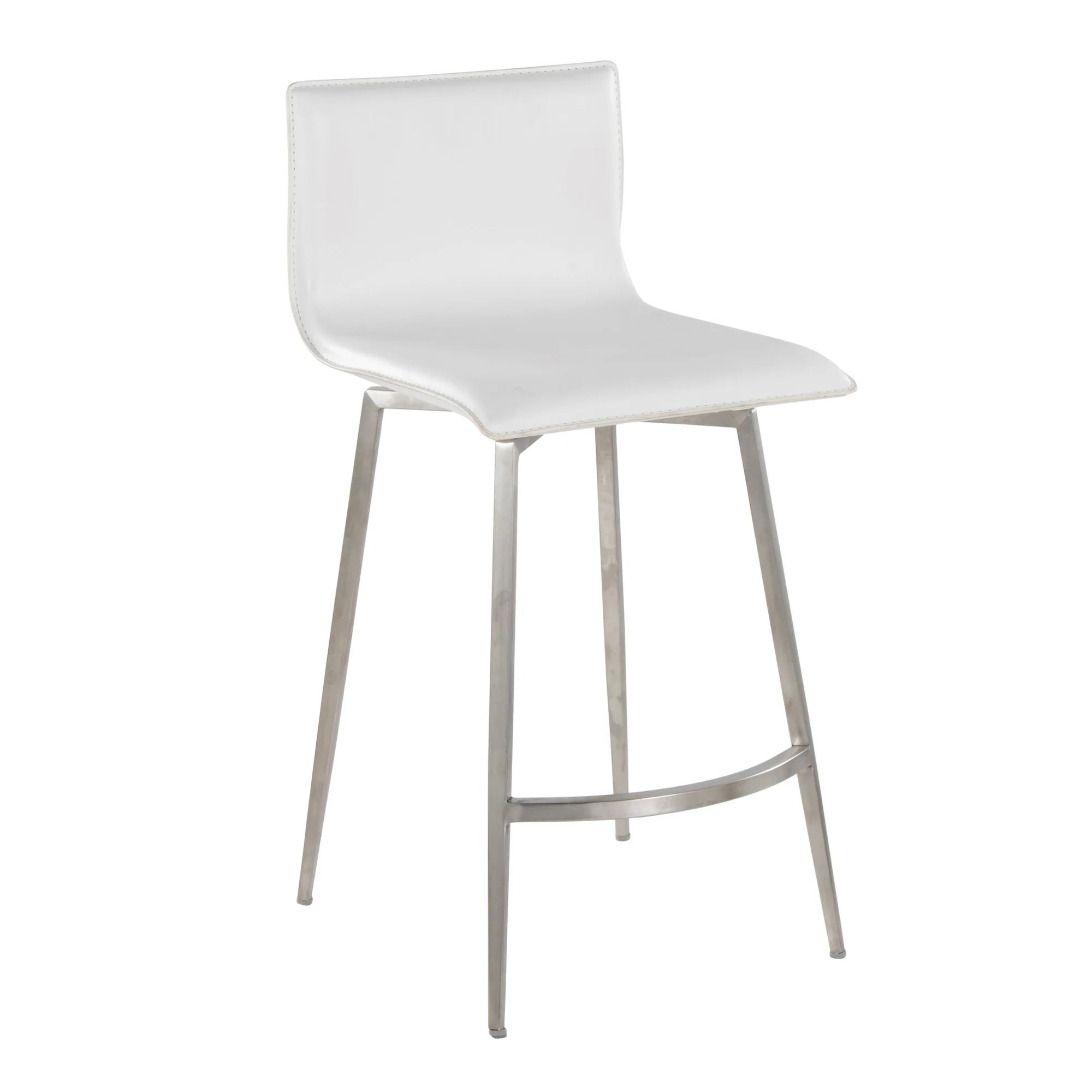 Mara Upholstered 26" Fixed-Height Counter Stool - Set of 2 By LumiSource - B26-MARAUP-MSNZ2 SSW2 - Image 6