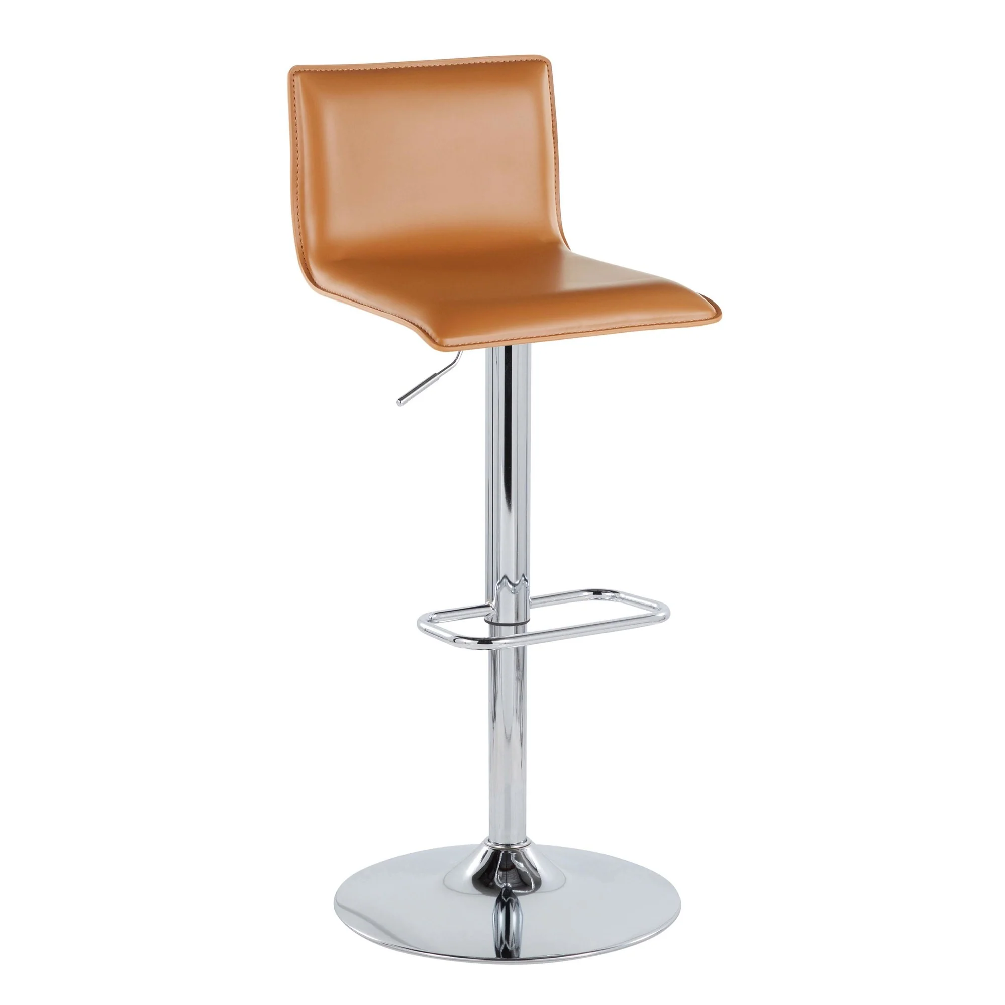Mara Upholstered Adjustable Barstool - Set of 2 By LumiSource - BS-MARAUPPU-RR2 CHRBK2 - Image 16
