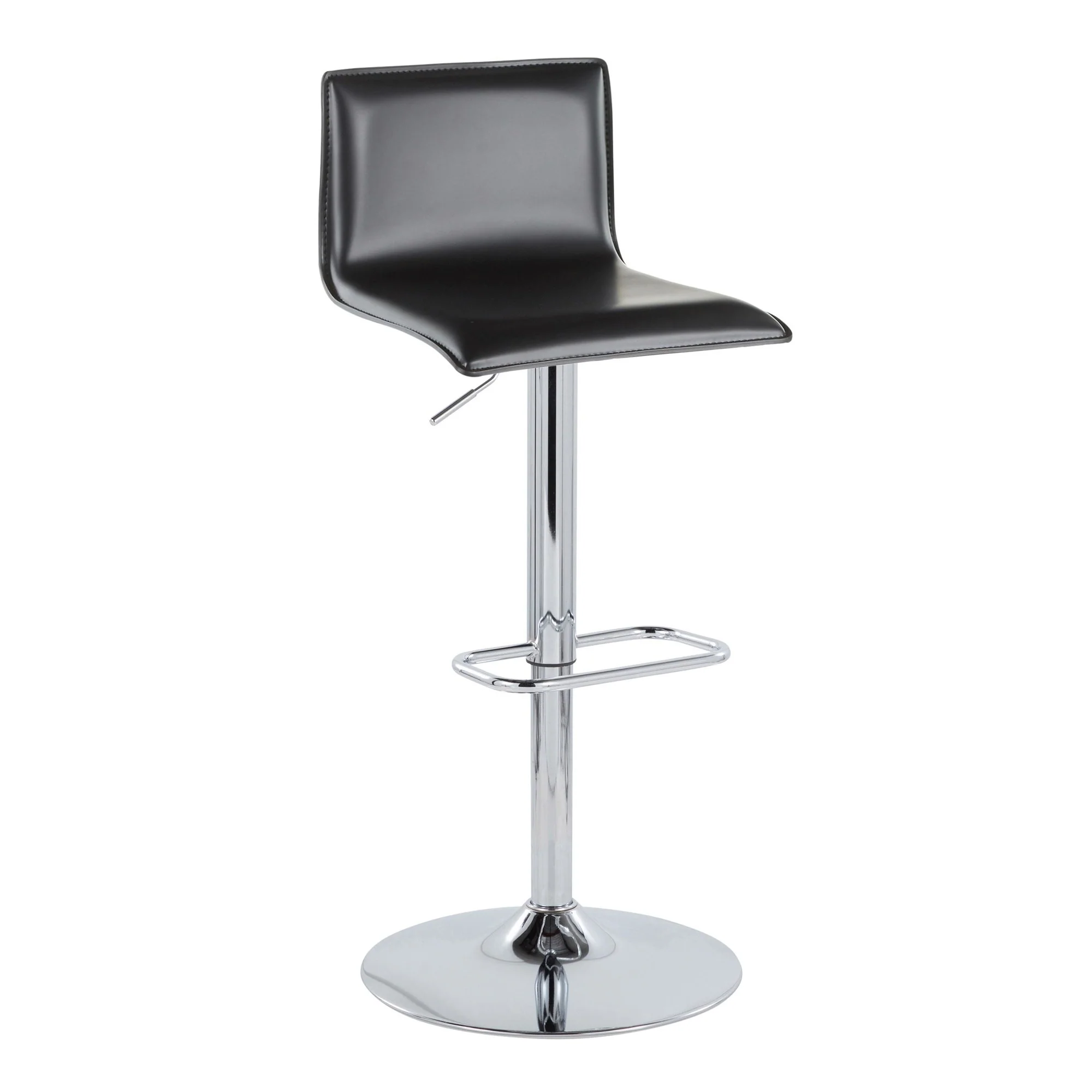 Mara Upholstered Adjustable Barstool - Set of 2 By LumiSource - BS-MARAUPPU-RR2 CHRBK2 - Image 6