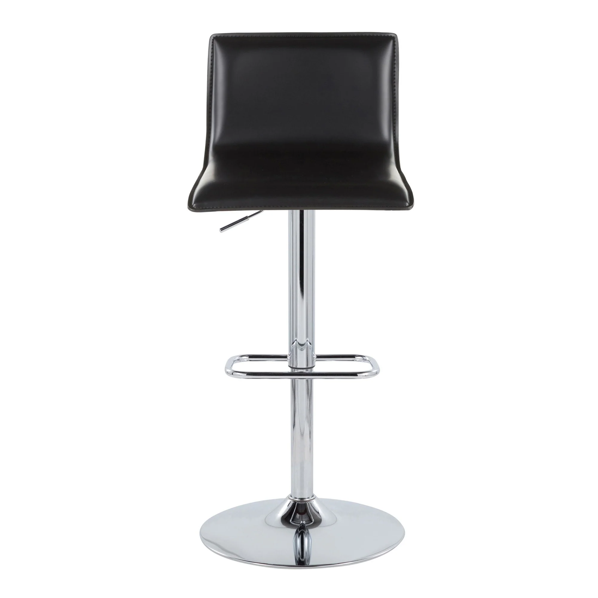 Mara Upholstered Adjustable Barstool - Set of 2 By LumiSource - BS-MARAUPPU-RR2 CHRBK2 - Image 9
