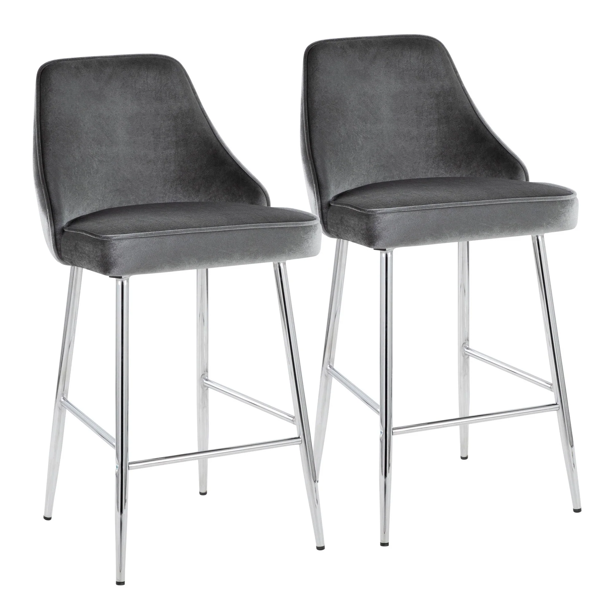 Marcel Counter Stool - Set of 2 By LumiSource - B25-MARCEL VBU2 - Image 2