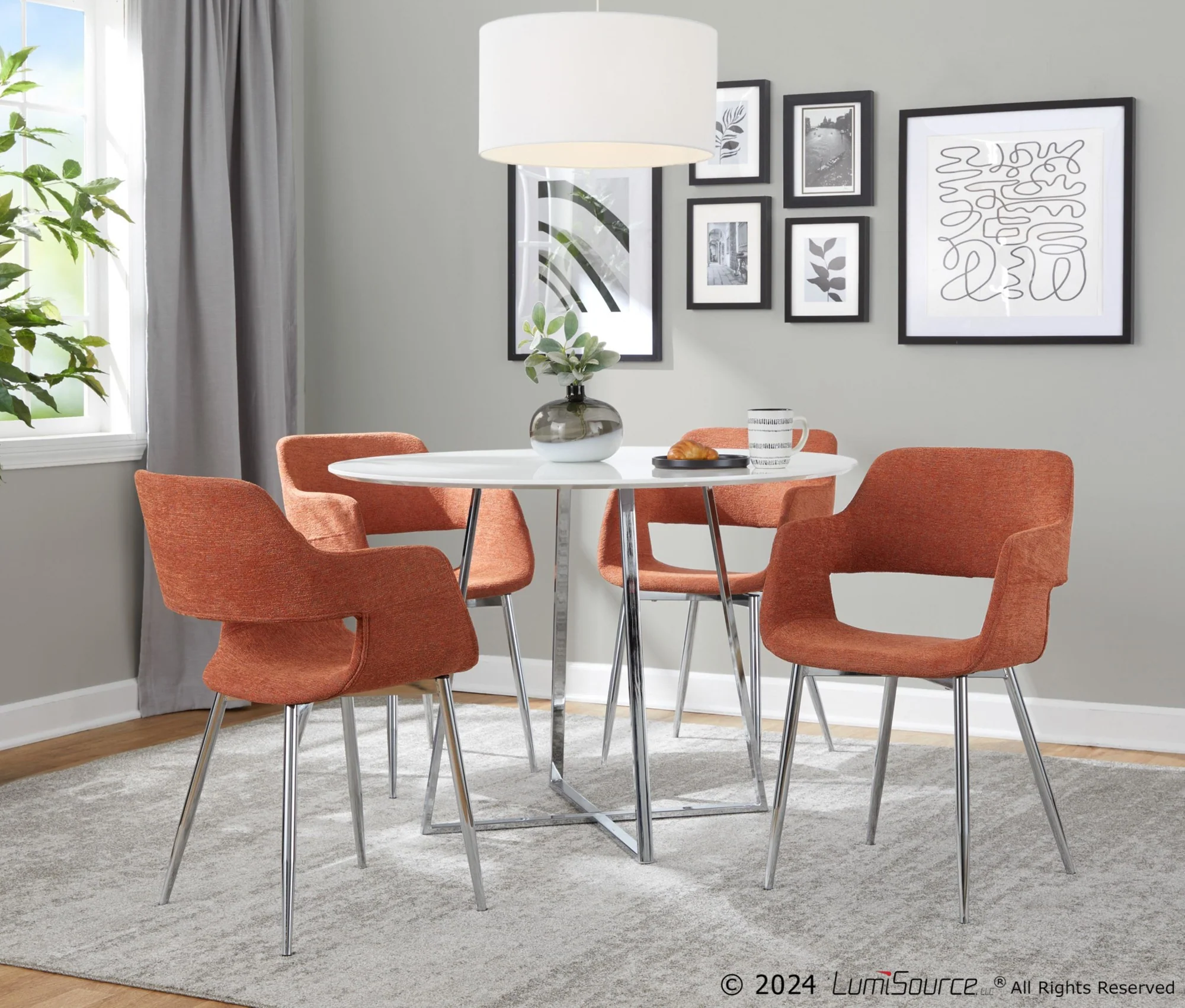 Margarite Chair - Set of 2 By LumiSource - CH-MARGFB2 CHRGY2 - Image 15