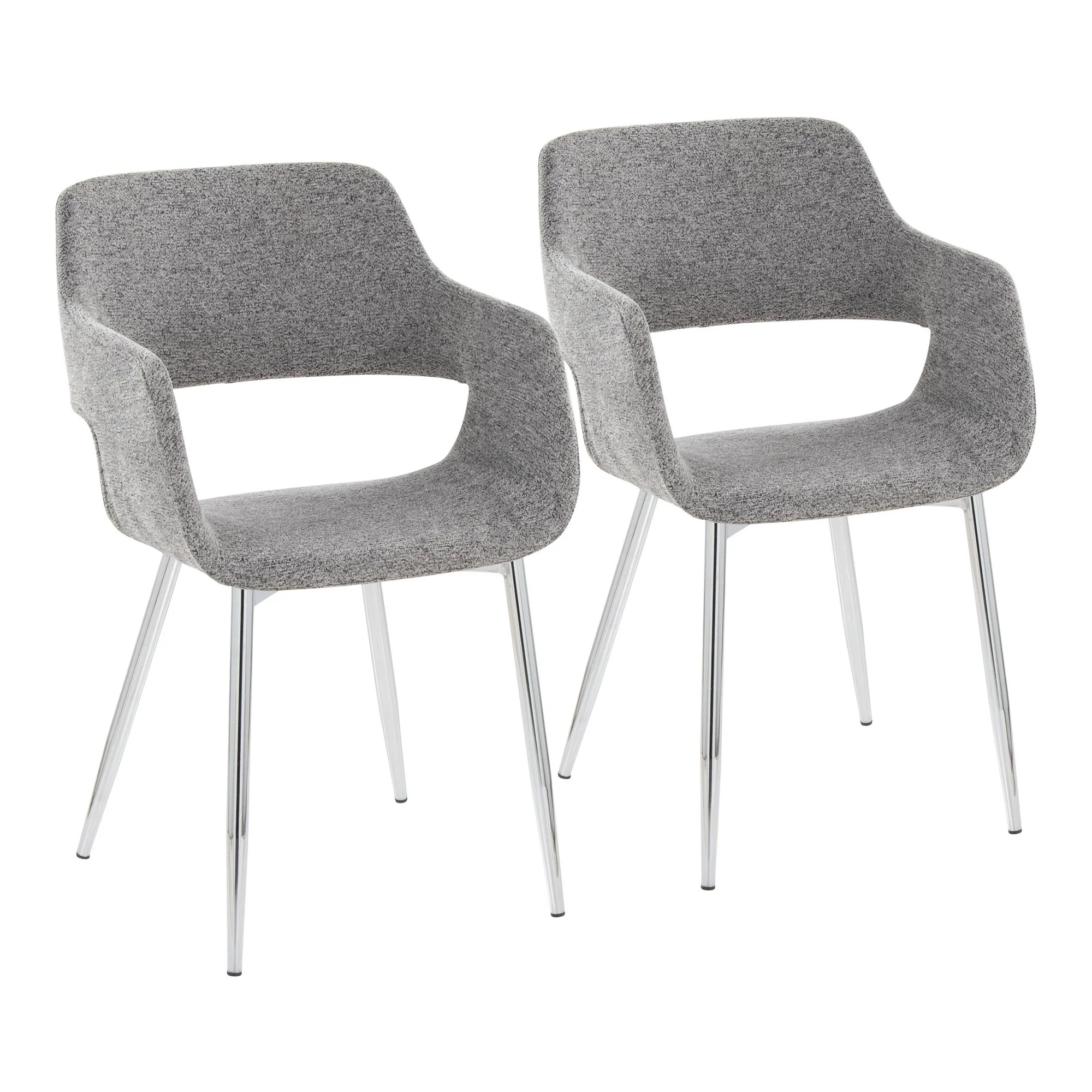 Margarite Chair - Set of 2 By LumiSource - CH-MARGFB2 CHRGY2 - Image 2