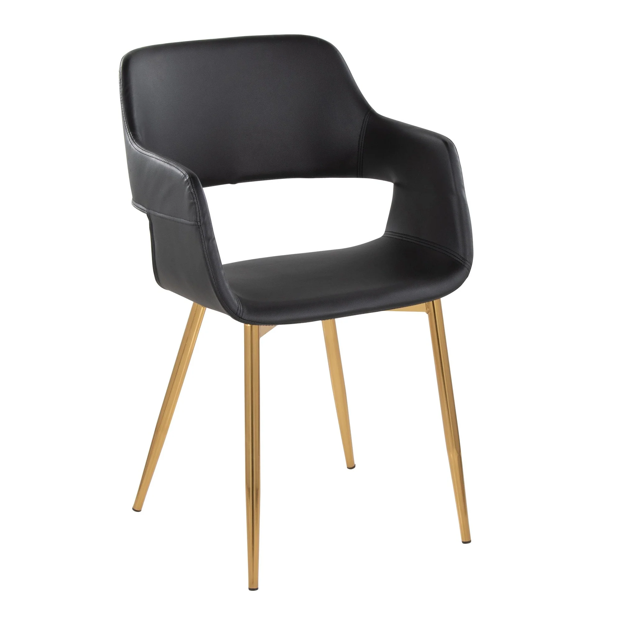 Margarite Chair - Set of 2 By LumiSource - CH-MARGPU2 AUBK2 - Image 3