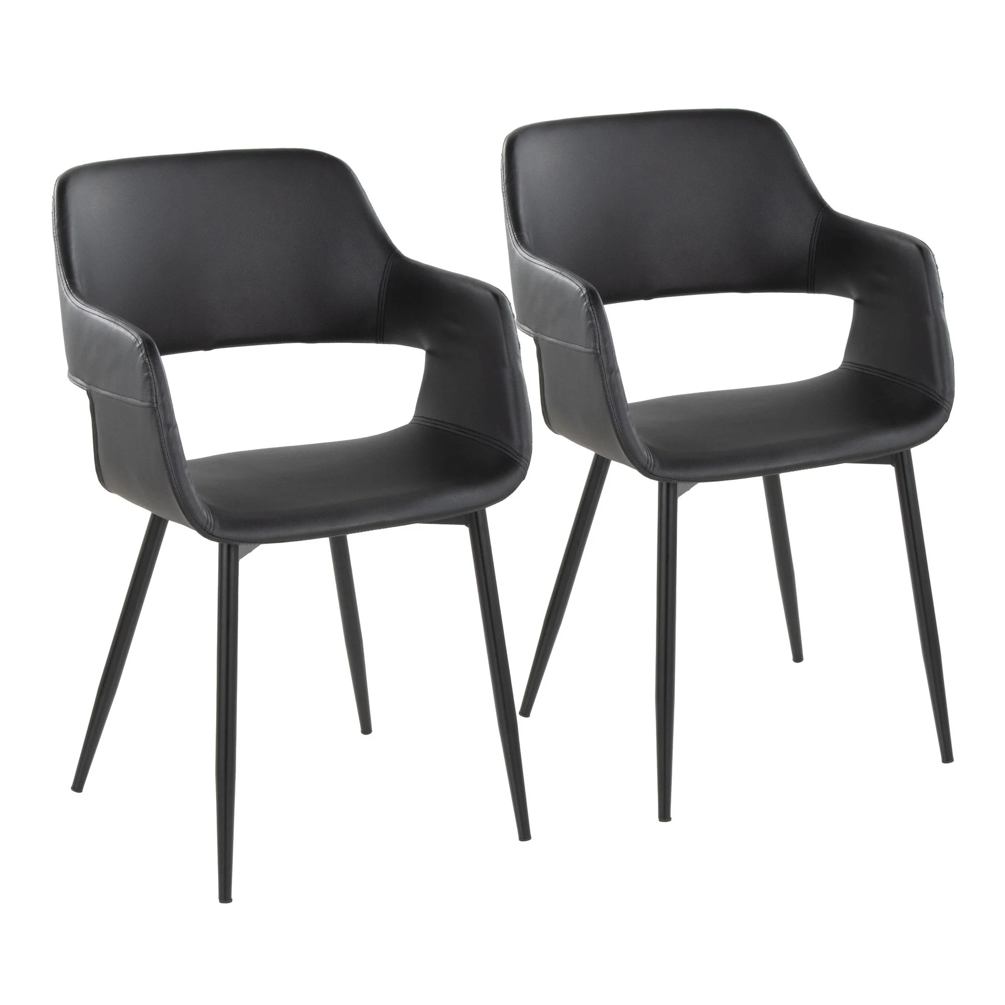 Margarite Chair - Set of 2 By LumiSource - CH-MARGPU2 AUBK2 - Image 9