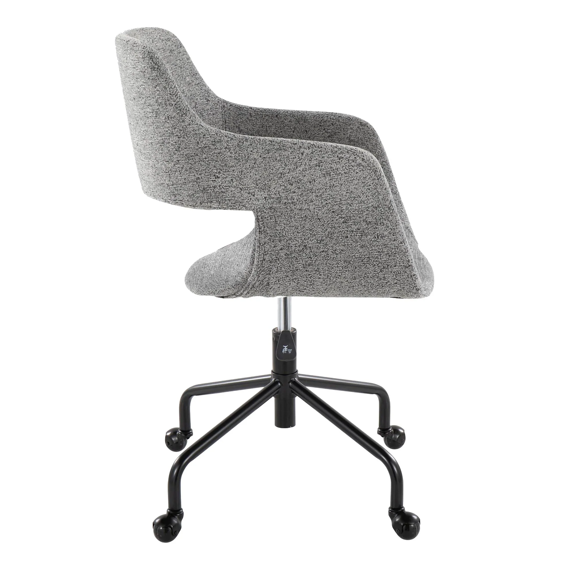 Margarite Adjustable Office Chair Gray By LumiSource - Image 5