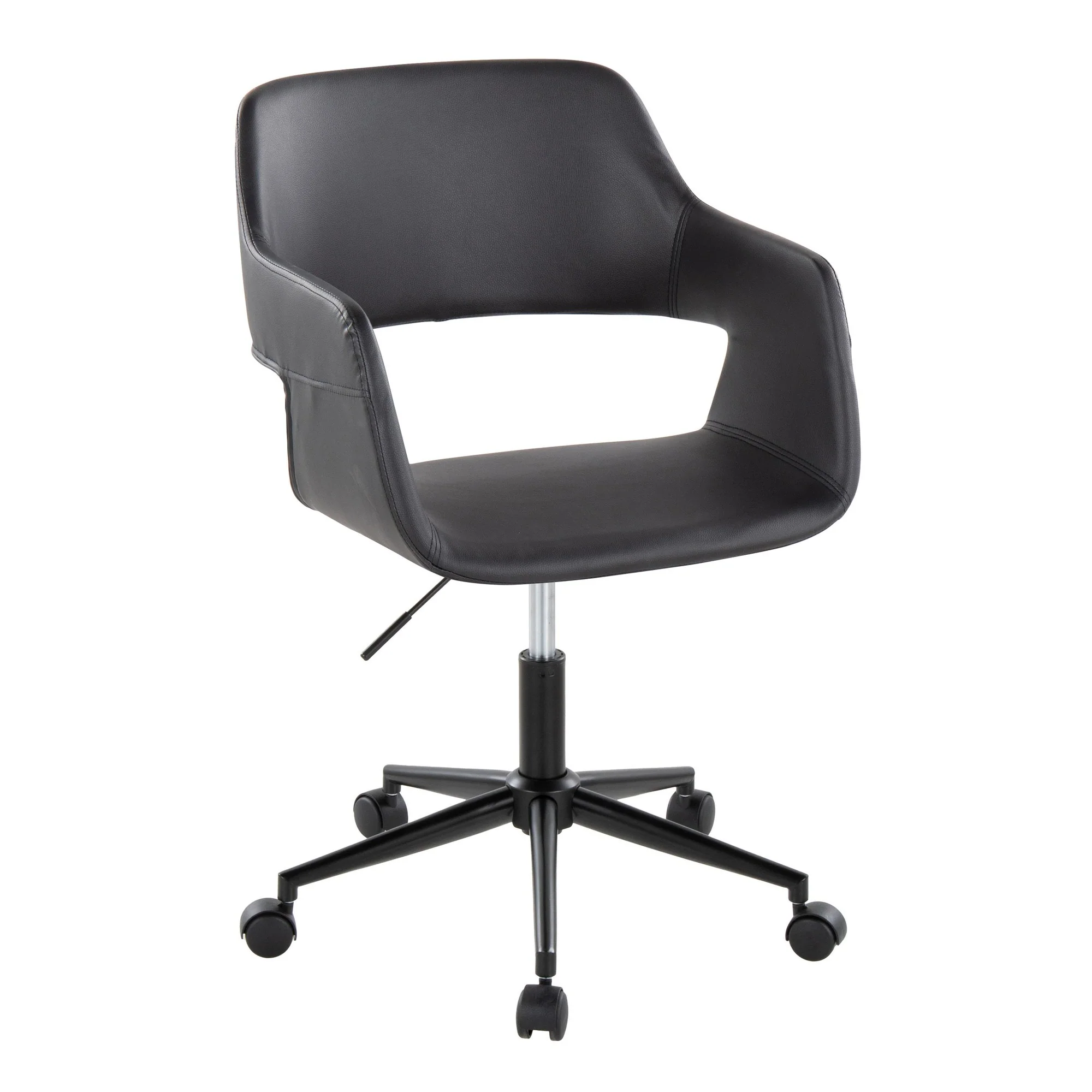 Margarite Task Chair By LumiSource - OC-MARGPU1 AUBK1 - Image 11