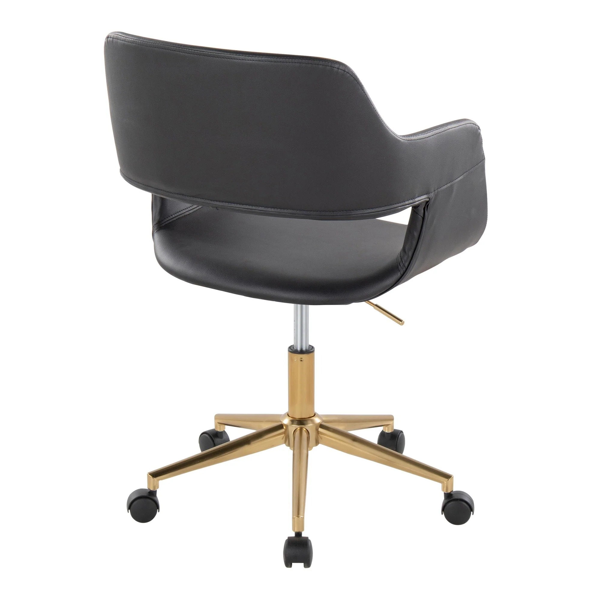 Margarite Task Chair By LumiSource - OC-MARGPU1 AUBK1 - Image 5