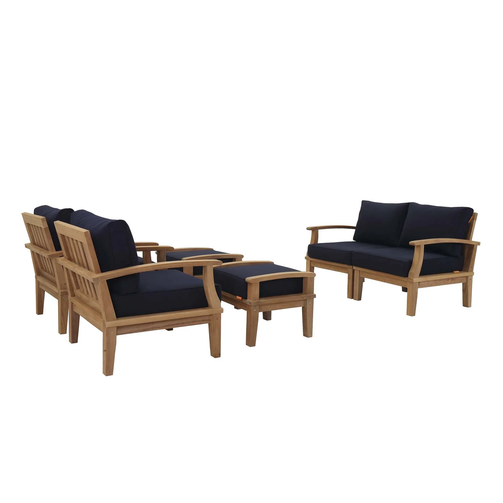Marina 6 Piece Outdoor Patio Teak Set By Modway - EEI-1597 - Image 10