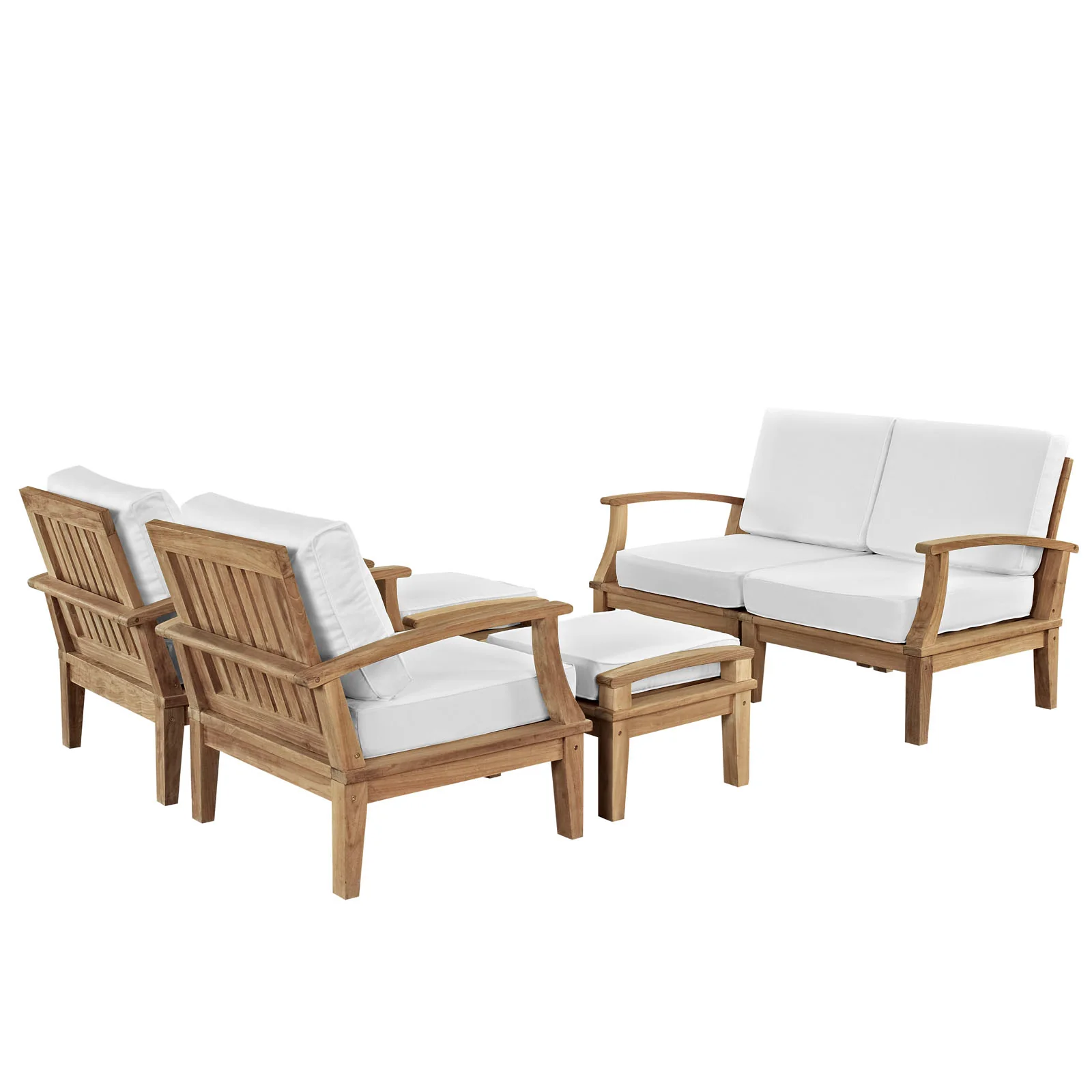 Marina 6 Piece Outdoor Patio Teak Set By Modway - EEI-1597 - Image 19