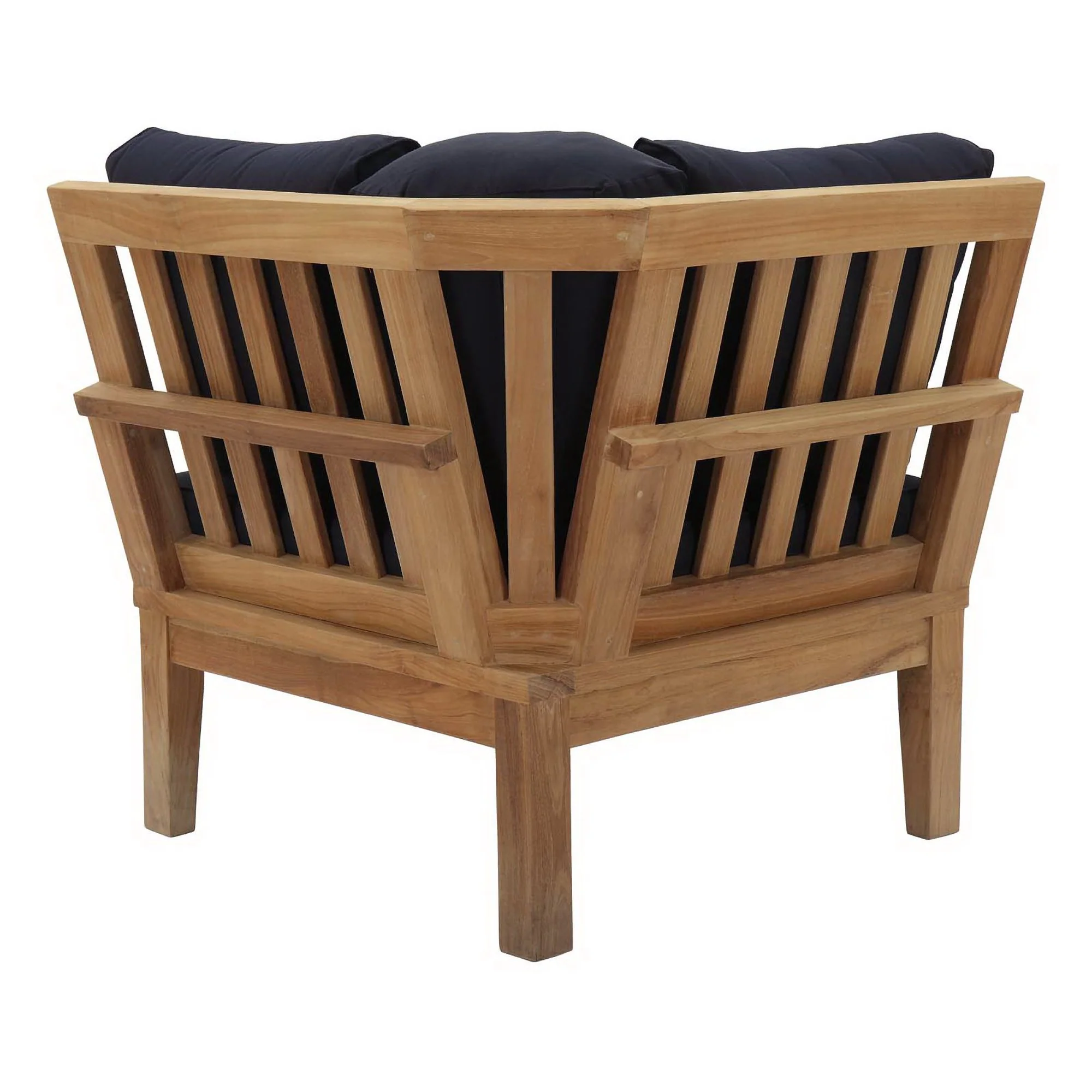 Marina Outdoor Patio Teak Corner Sofa by Modway - Image 4