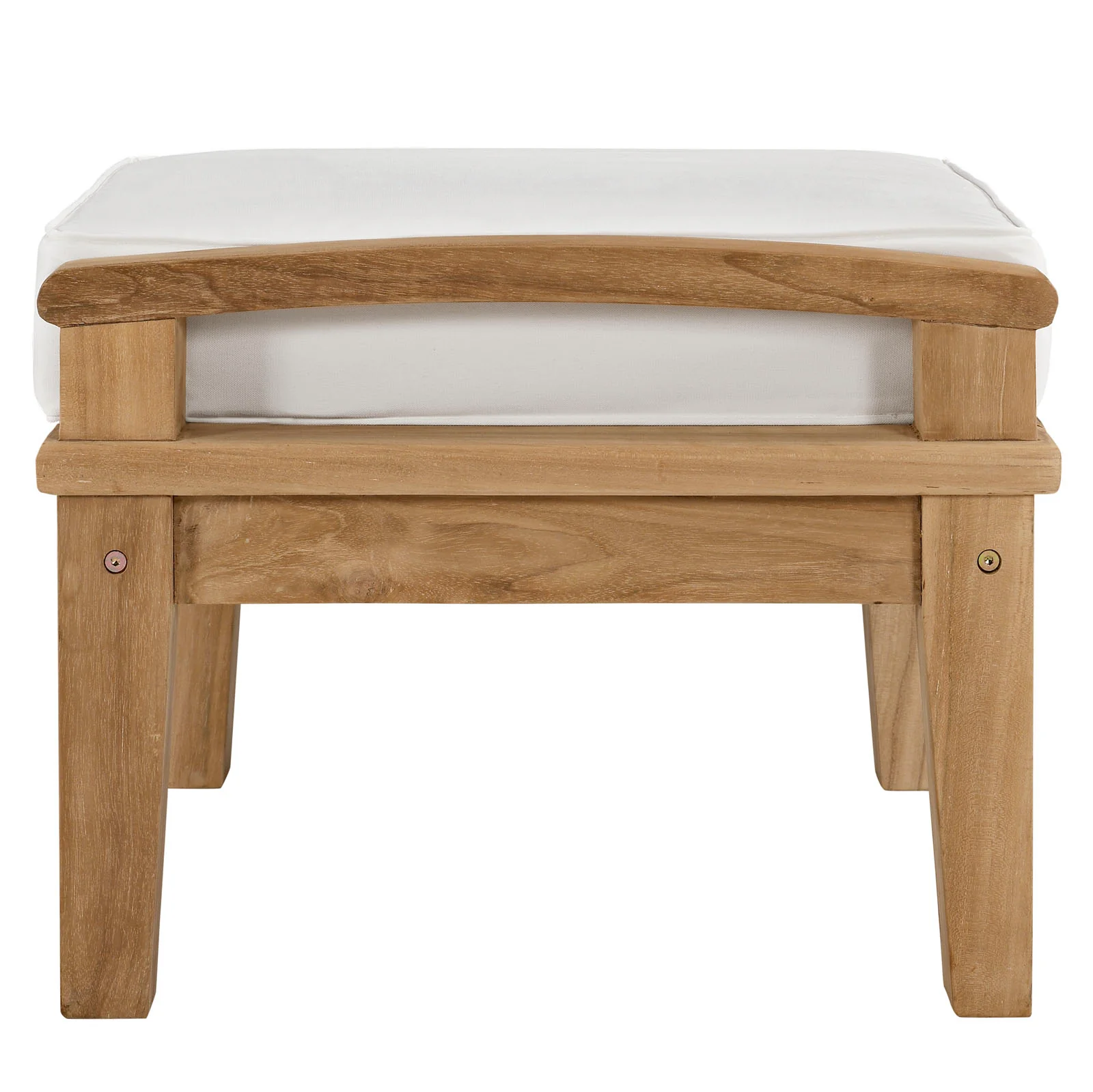 Marina Outdoor Patio Teak Ottoman By Modway - EEI-1152 - Image 15