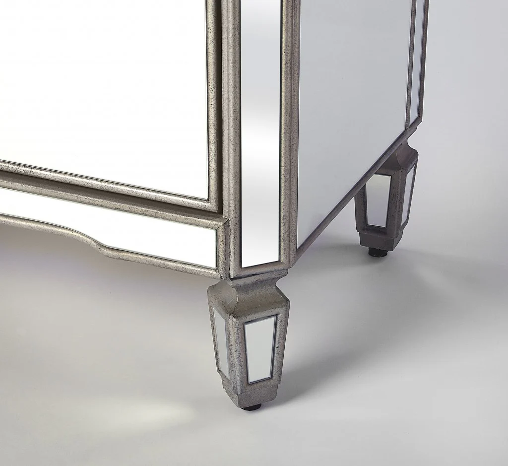 Marissa Mirrored Chest By Homeroots - Image 6