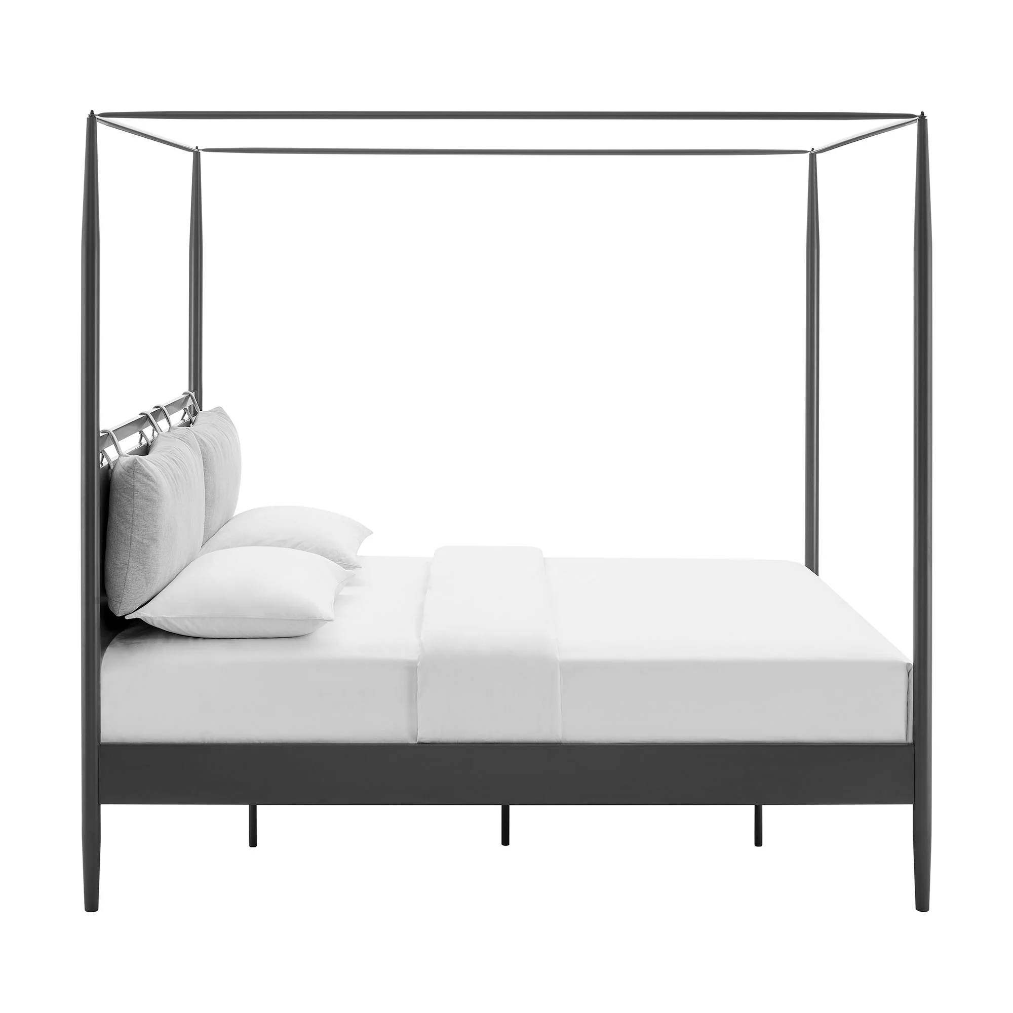 Marlowe 4-Poster Canopy Metal King Platform Bed by Modway - Image 3