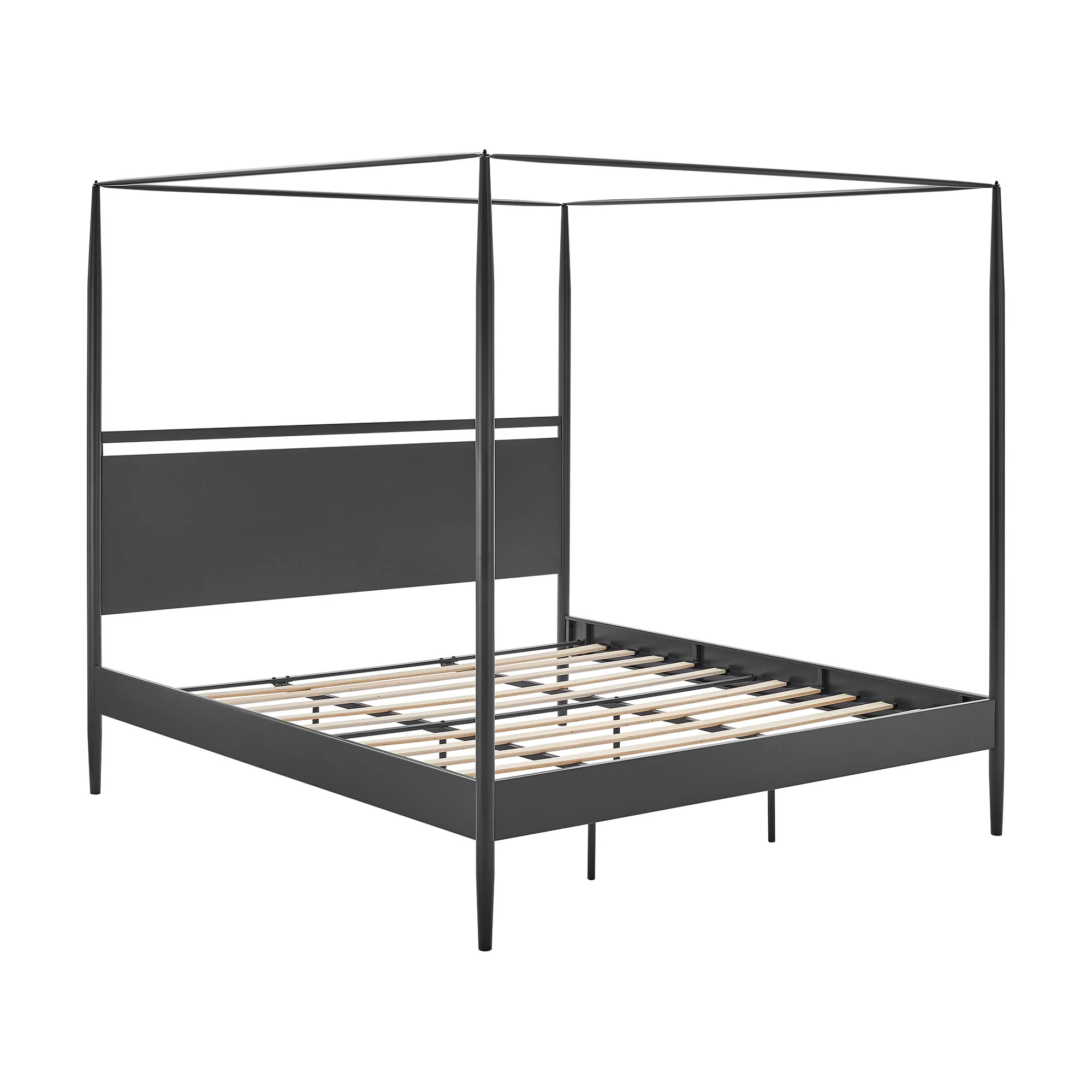 Marlowe 4-Poster Canopy Metal King Platform Bed by Modway - Image 5