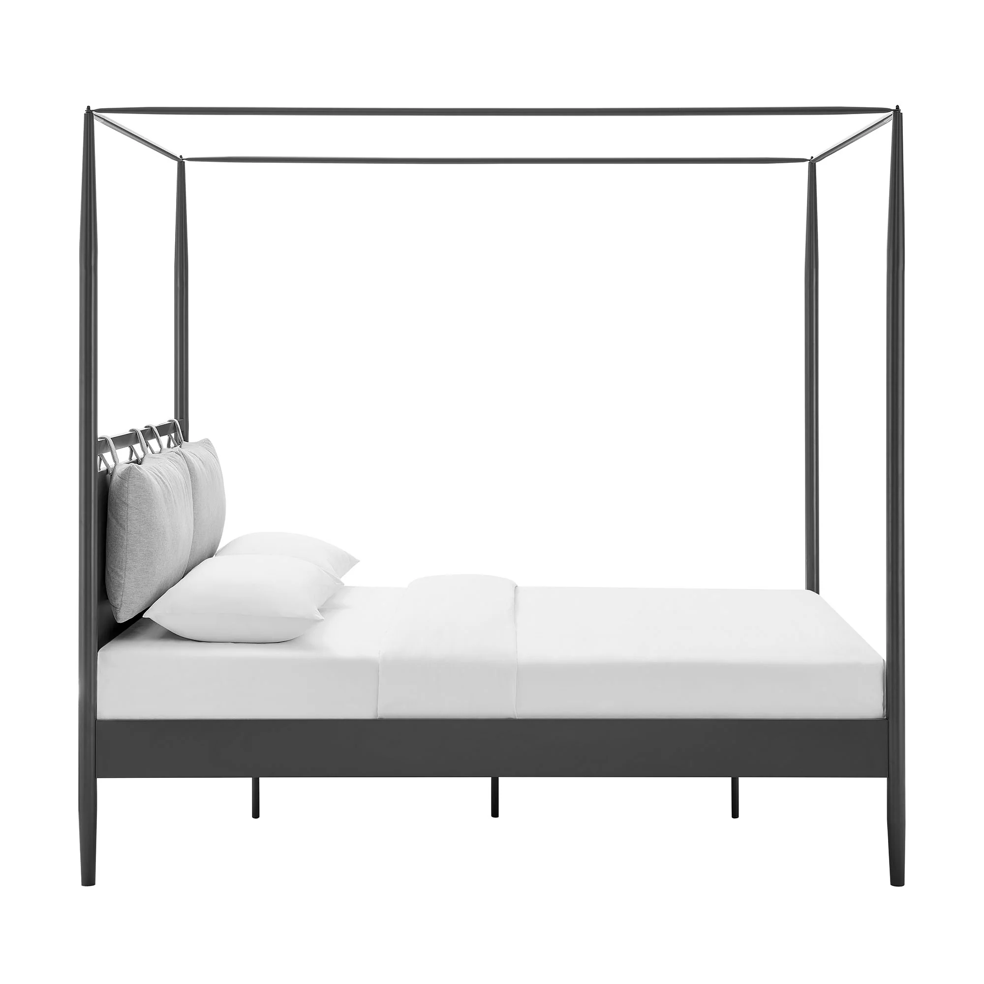 Marlowe 4-Poster Canopy Metal Queen Platform Bed by Modway - Image 3