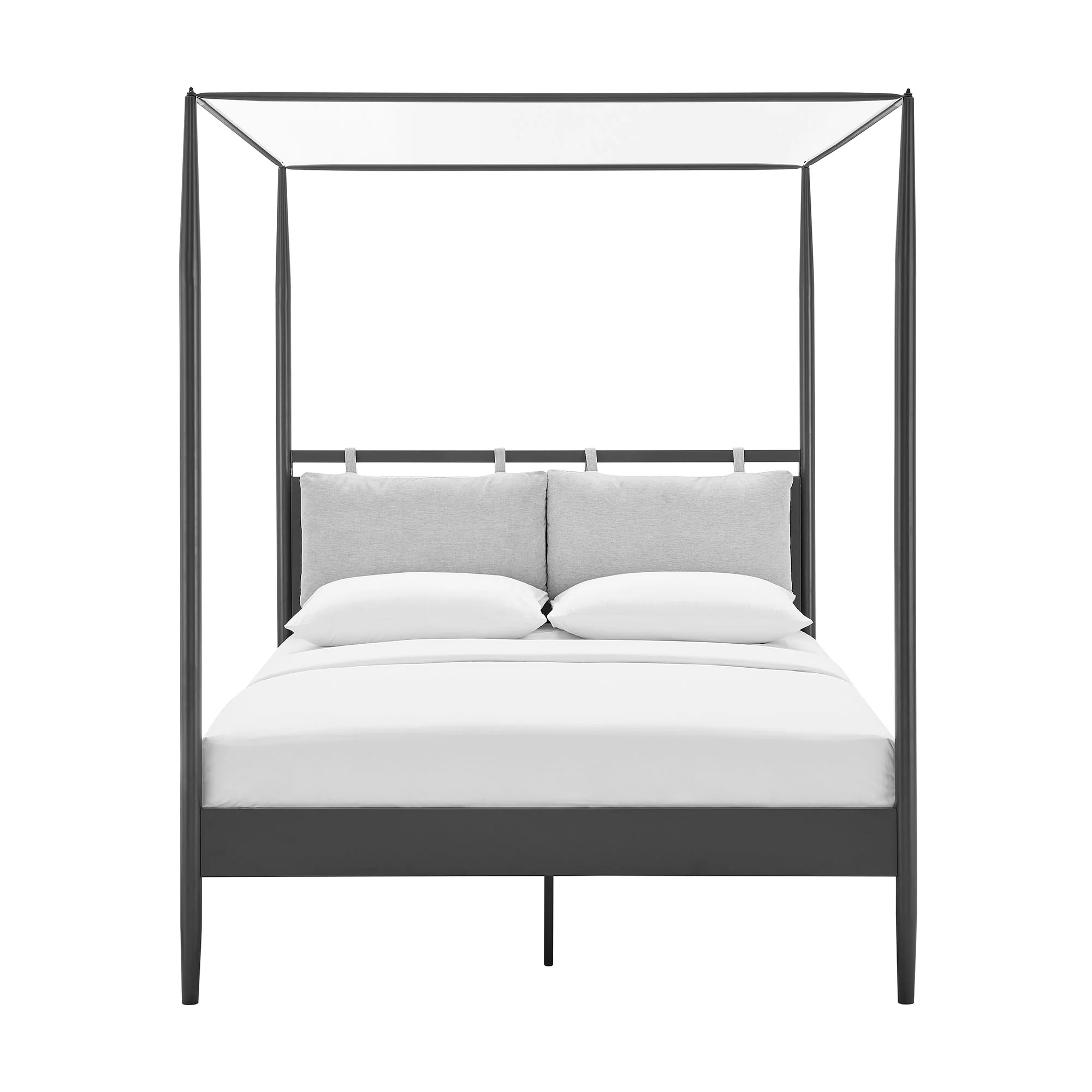 Marlowe 4-Poster Canopy Metal Queen Platform Bed by Modway - Image 4
