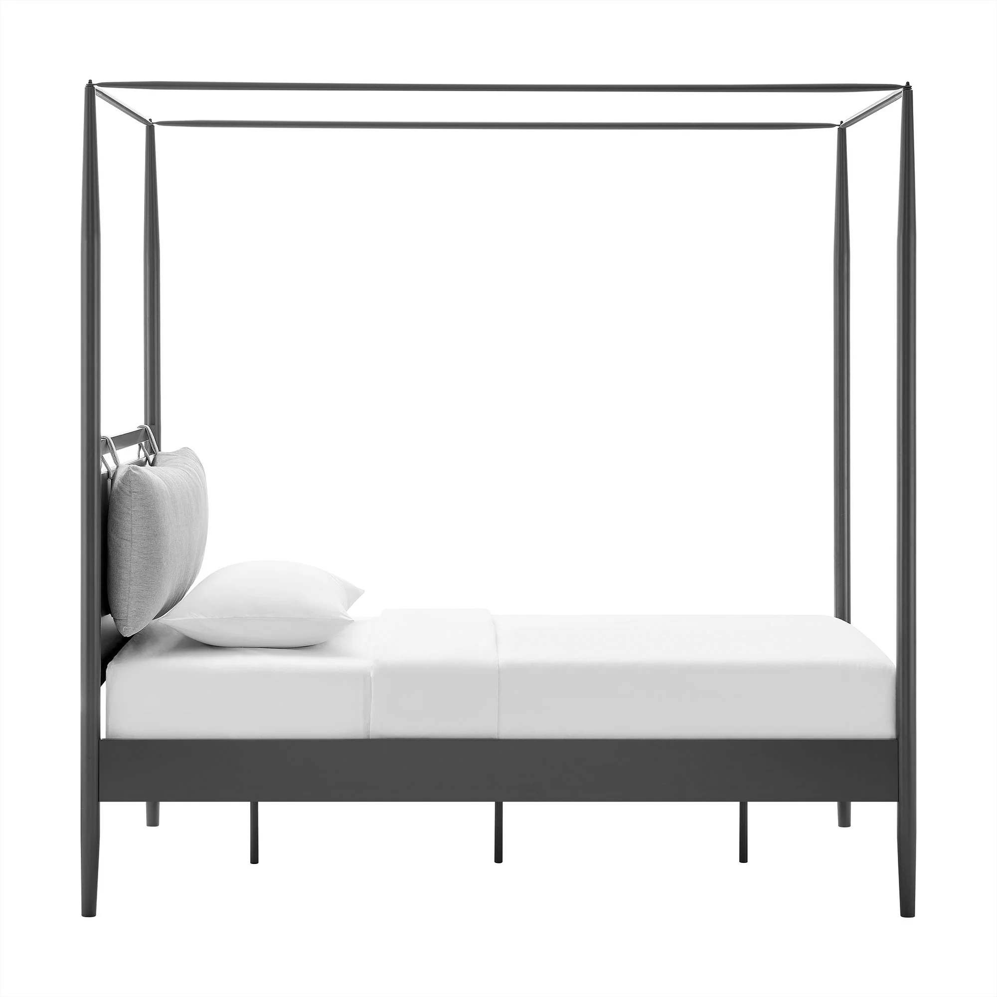 Marlowe 4-Poster Canopy Metal Twin Platform Bed by Modway - Image 3