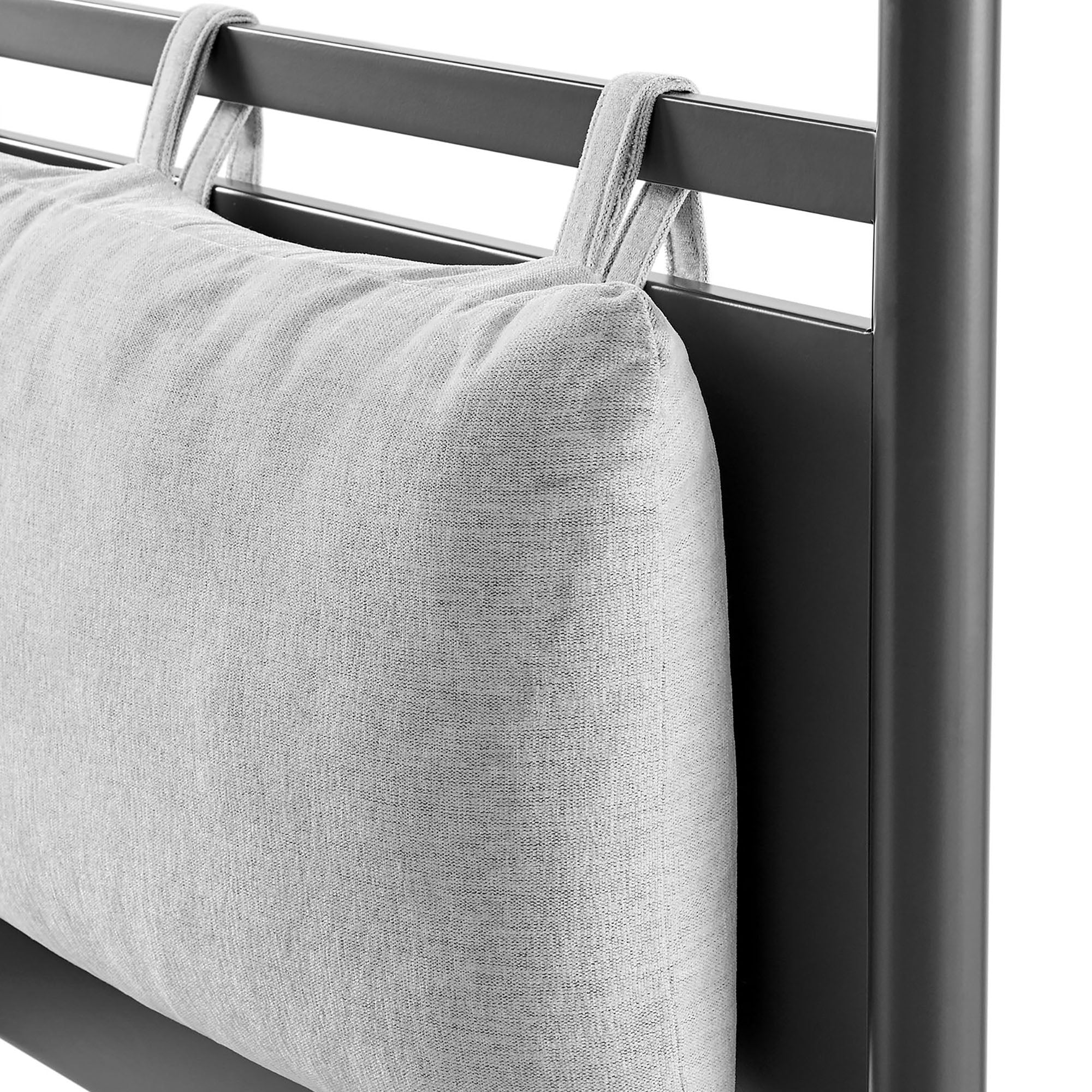 Marlowe 4-Poster Canopy Metal Twin Platform Bed by Modway - Image 7