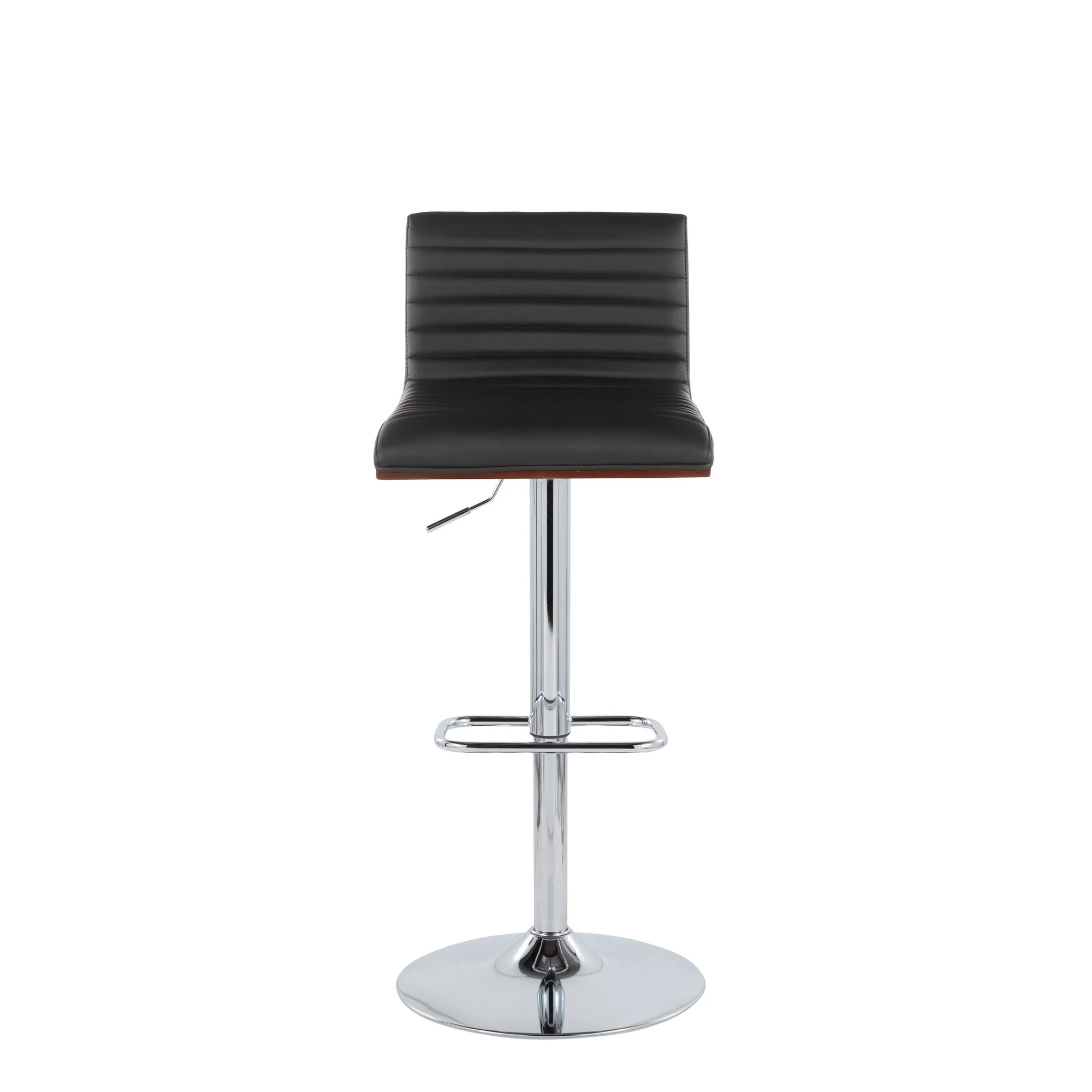 Mason Adjustable Barstool - Set of 2 By LumiSource - BS-MASONPU-RR2 CHRWLBK2 - Image 5