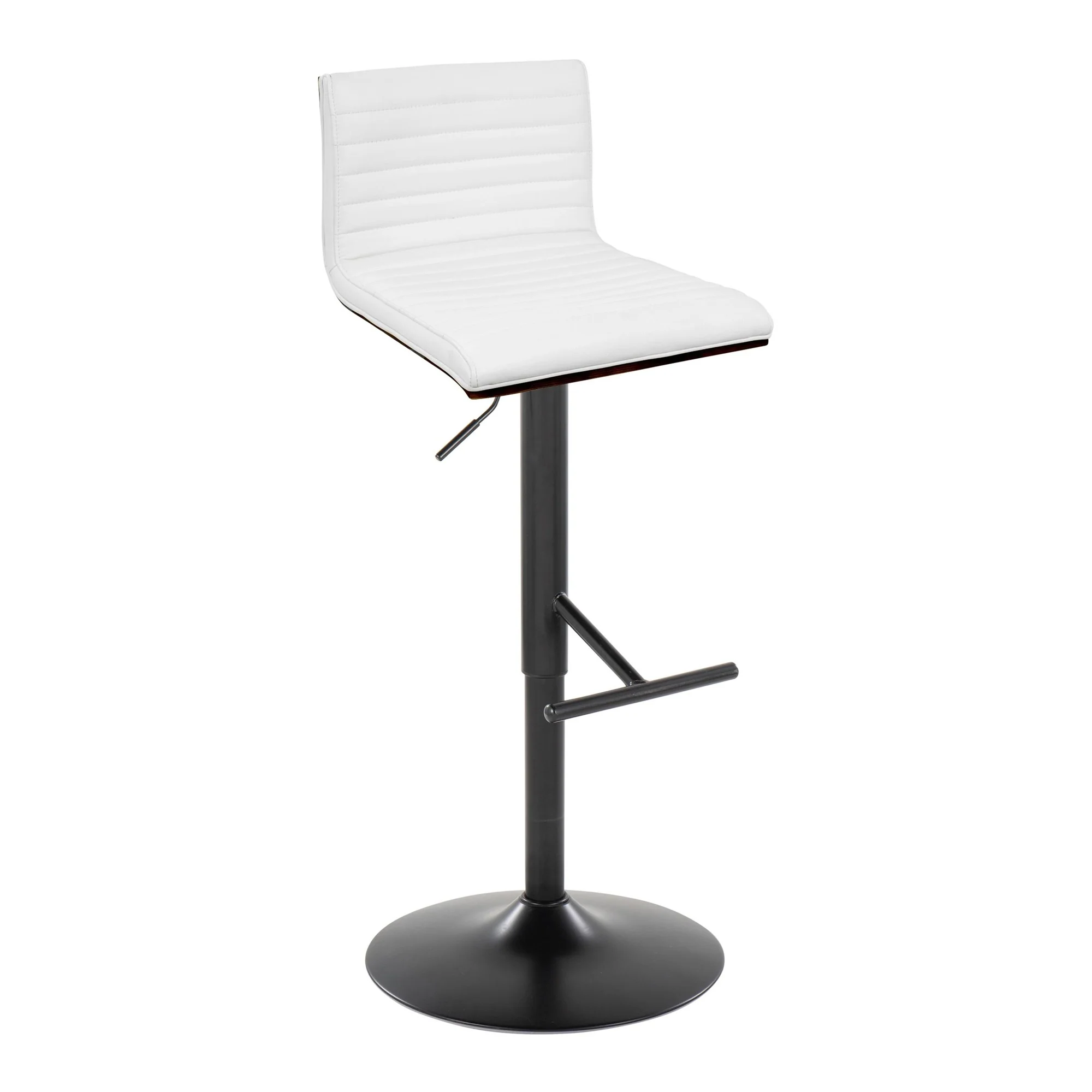 Mason Adjustable Barstool - Set of 2 Gray By LumiSource - BS-MASONPU-STRT2 BKWLGY2 - Image 11