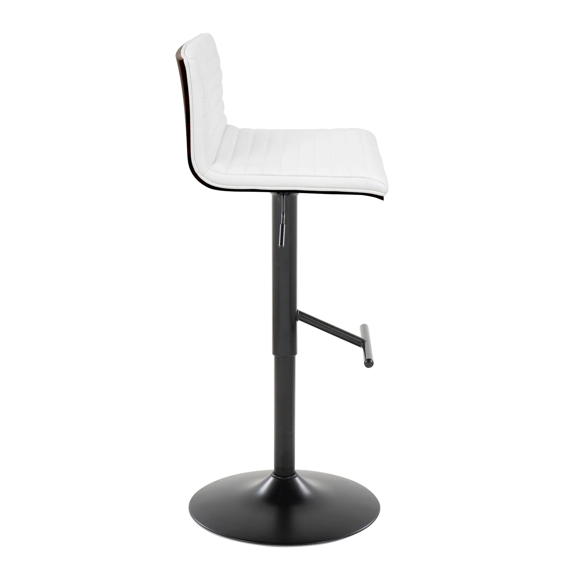 Mason Adjustable Barstool - Set of 2 Gray By LumiSource - BS-MASONPU-STRT2 BKWLGY2 - Image 12