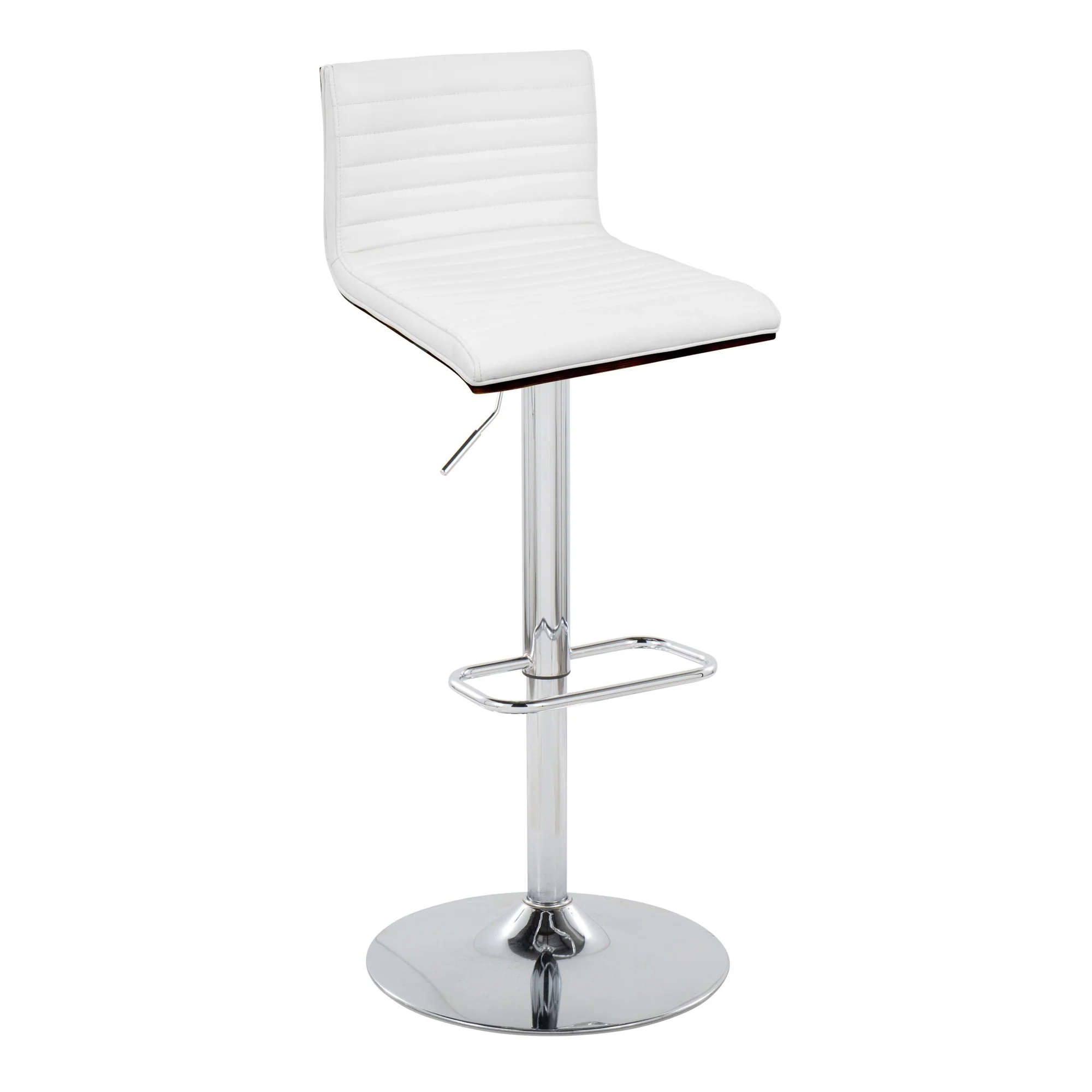 Mason Adjustable Barstool - Set of 2 Gray By LumiSource - BS-MASONPU-RNR2 CHRWLGY2 - Image 11