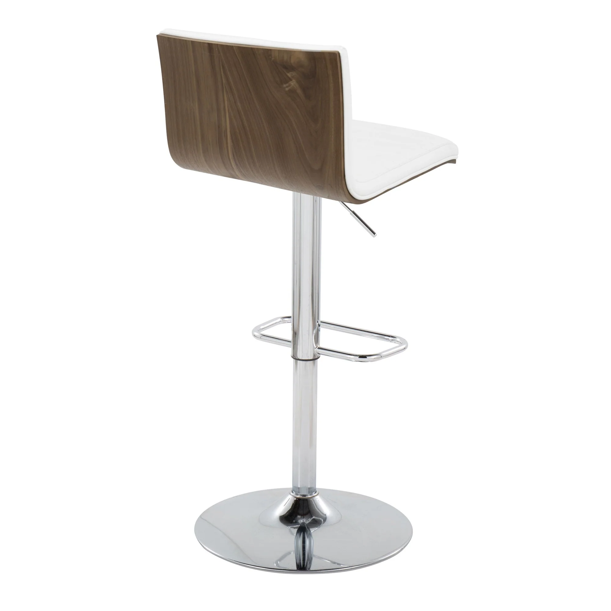 Mason Adjustable Barstool - Set of 2 Gray By LumiSource - BS-MASONPU-RNR2 CHRWLGY2 - Image 13