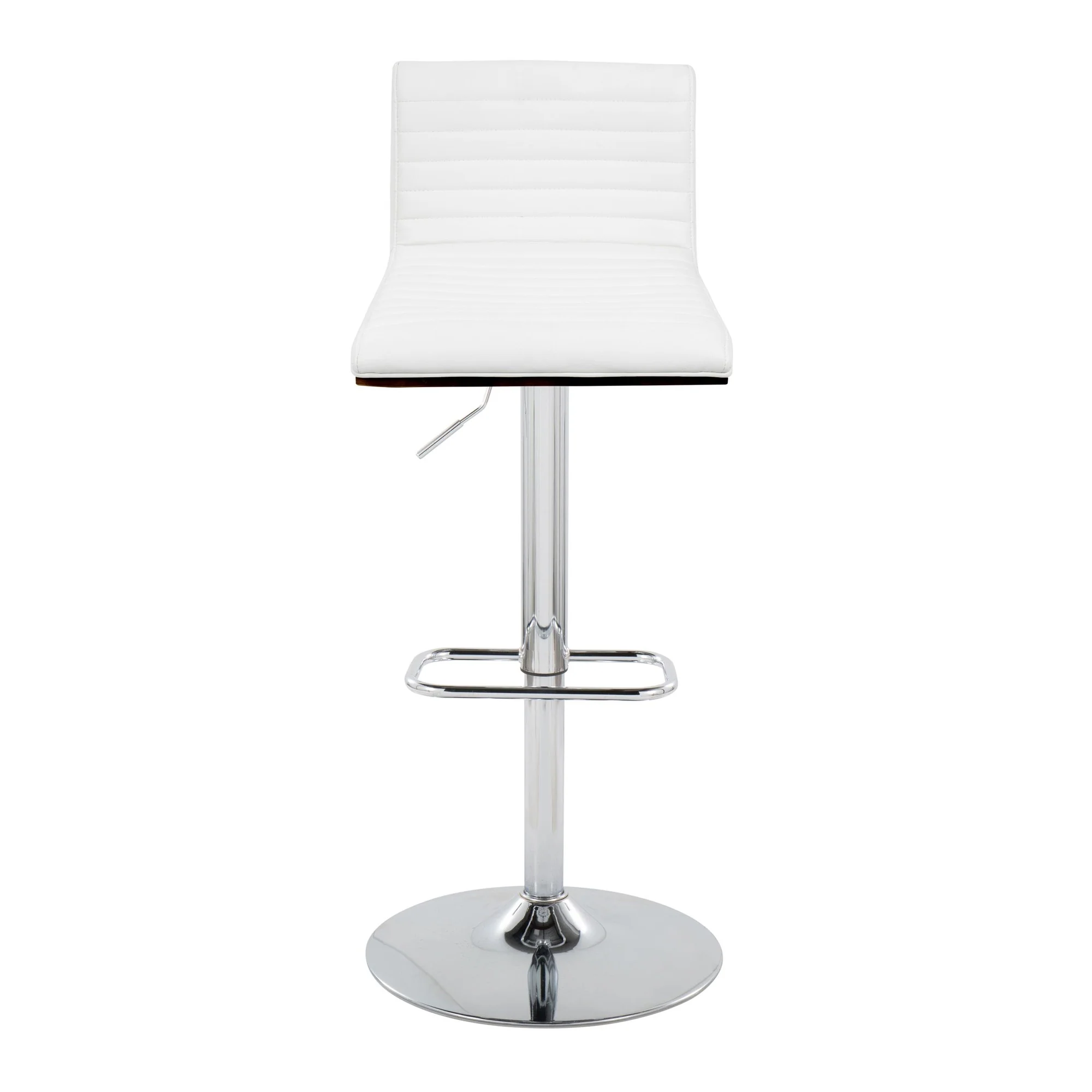 Mason Adjustable Barstool - Set of 2 Gray By LumiSource - BS-MASONPU-RNR2 CHRWLGY2 - Image 9